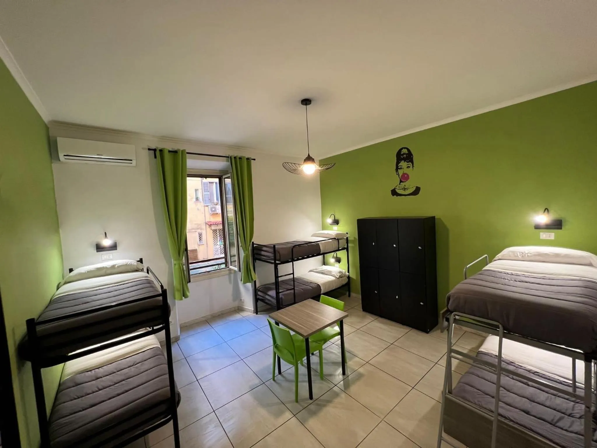 Bedroom in Palladini Rome