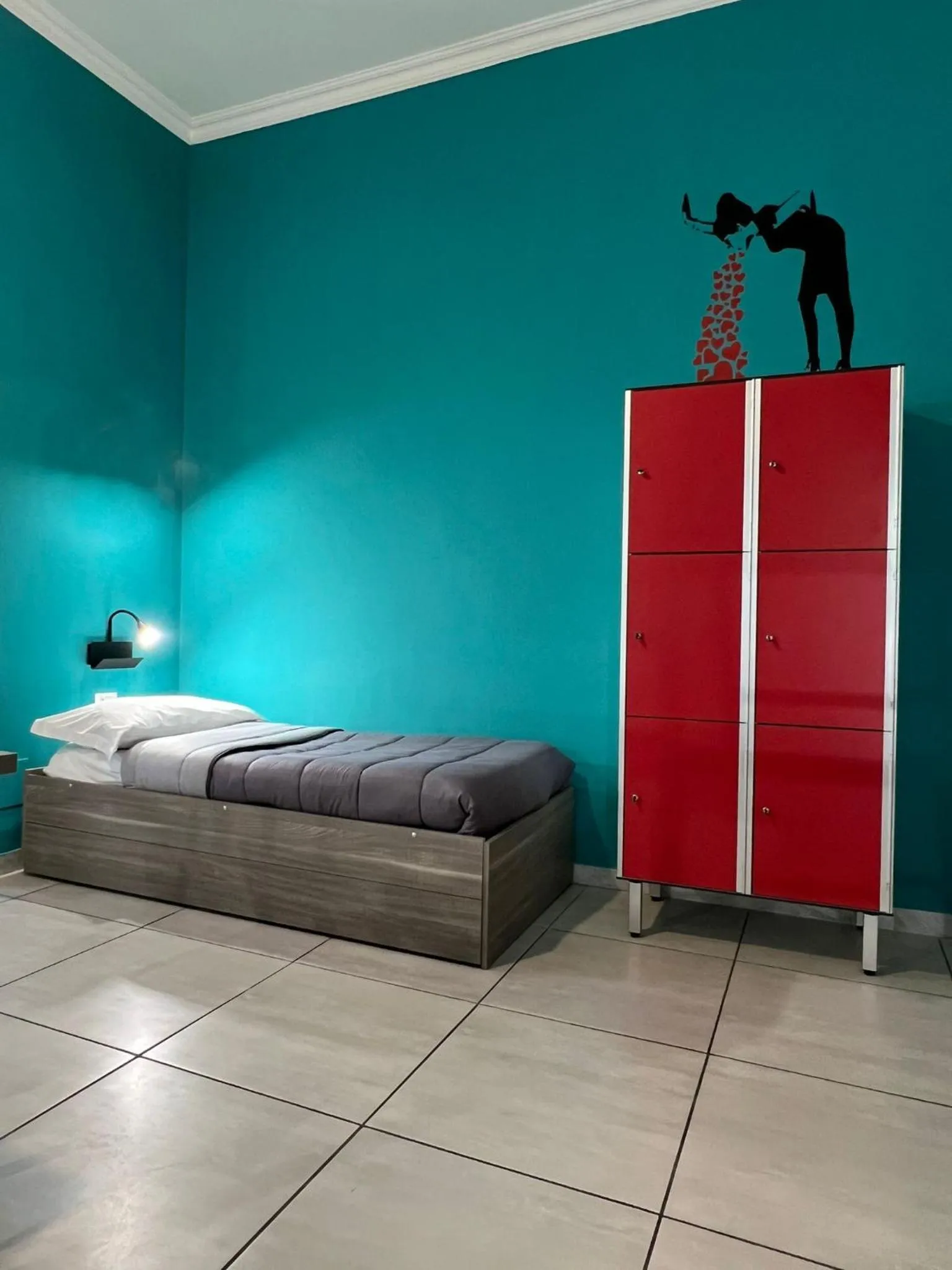 Bedroom in Palladini Rome