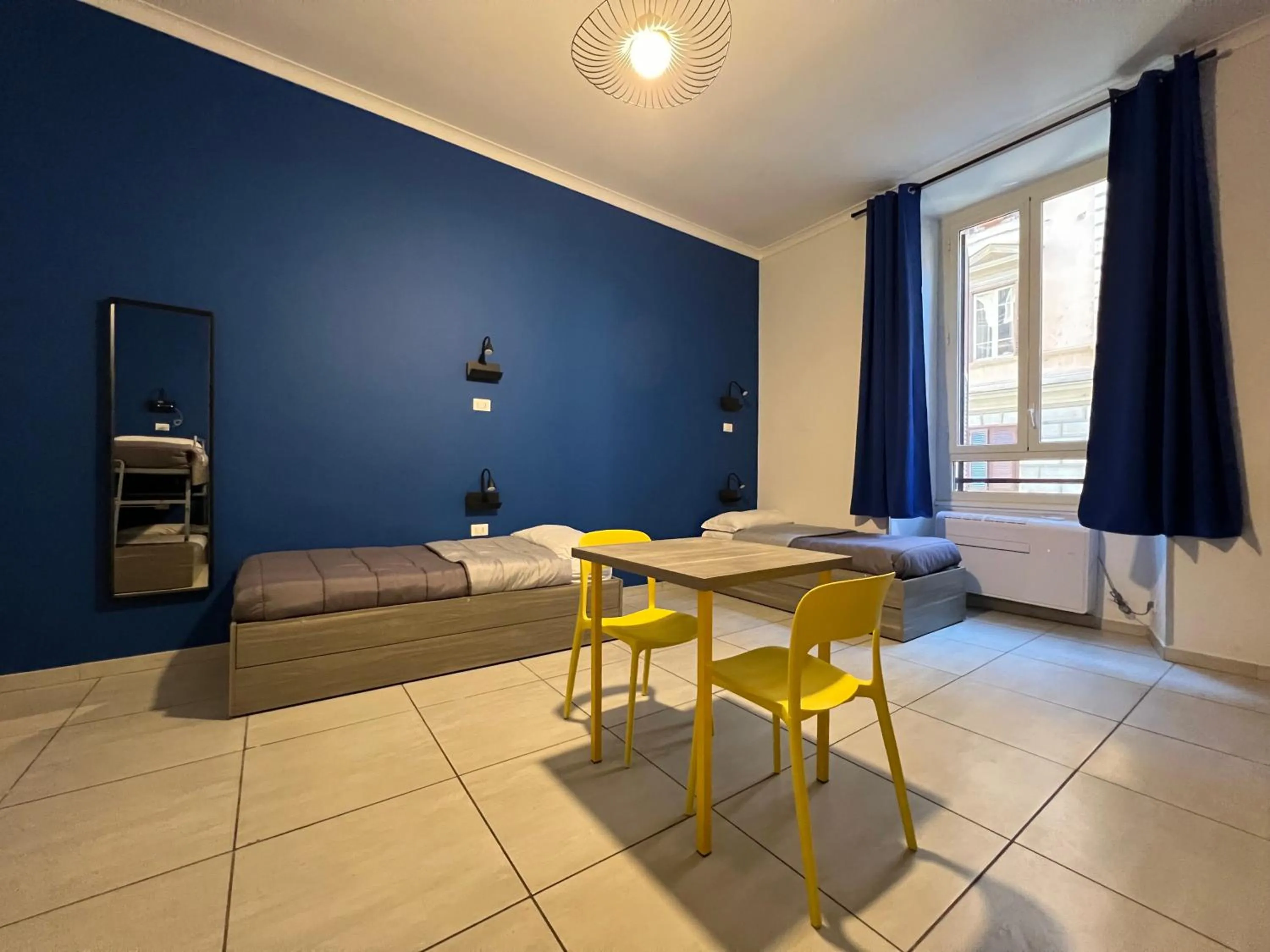 Bedroom in Palladini Rome