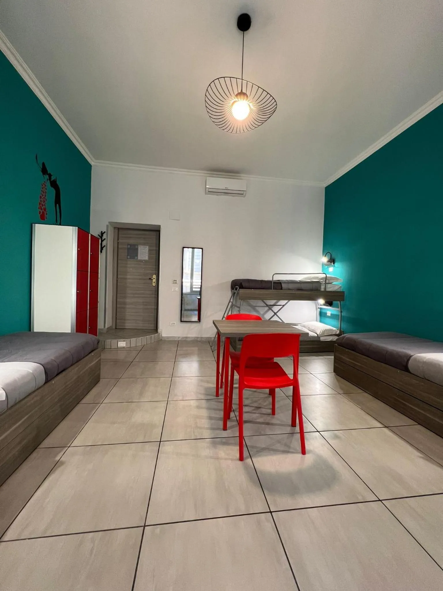 Bedroom in Palladini Rome