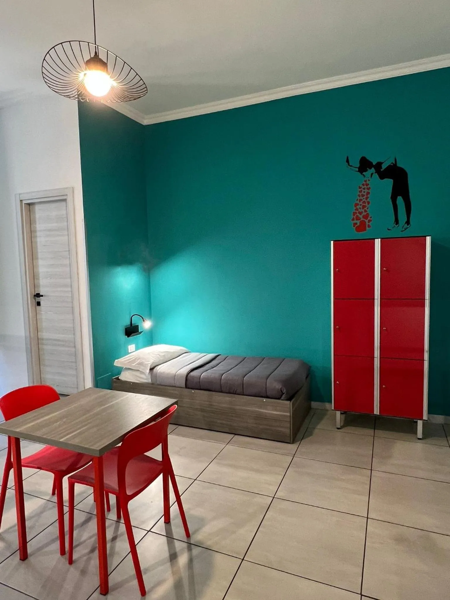 Bedroom in Palladini Rome