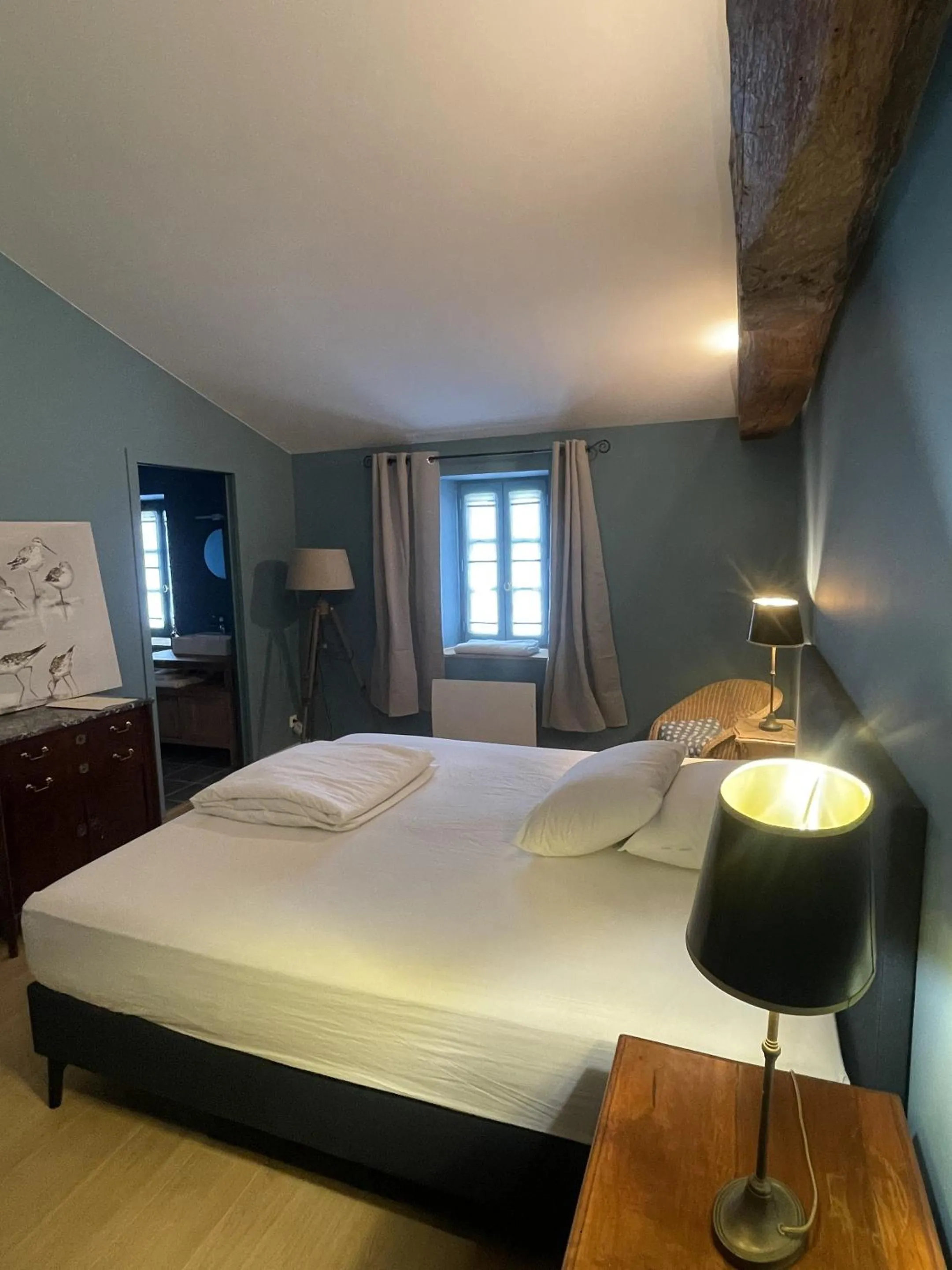 Bedroom, Bed in Chateau de la Vieille Chapelle