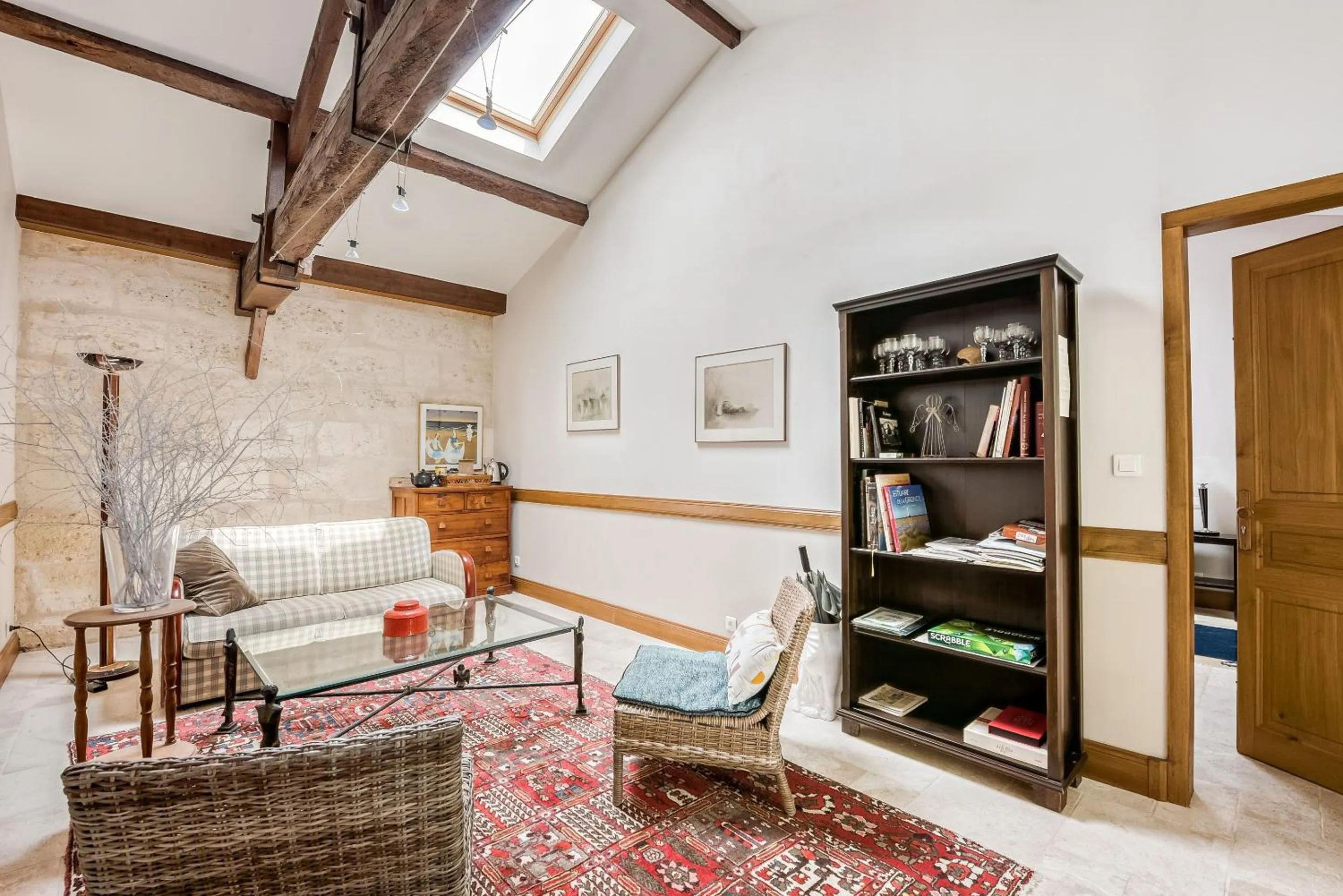 Living room in Chateau de la Vieille Chapelle