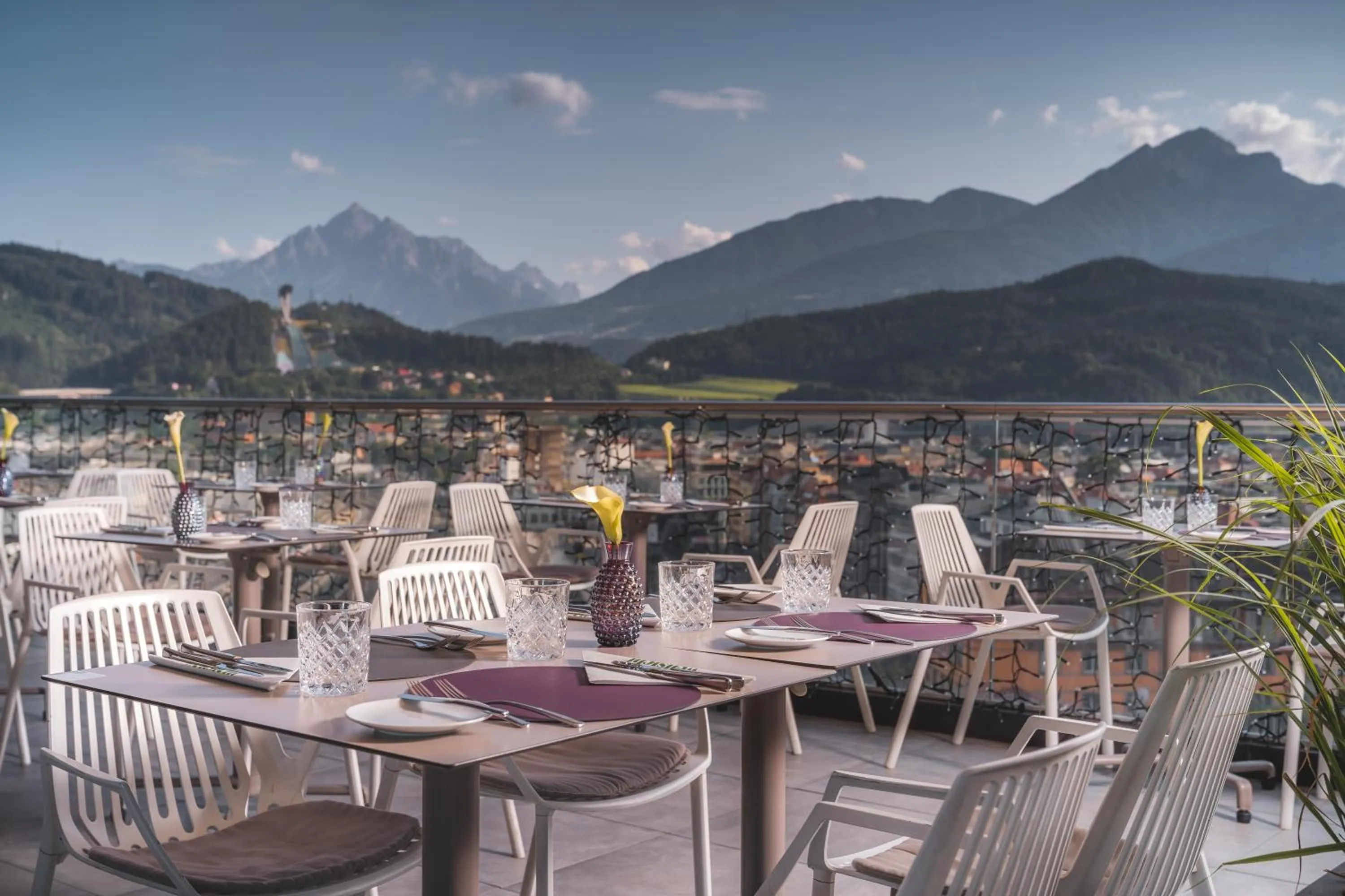 Balcony/Terrace in ADLERS Hotel Innsbruck