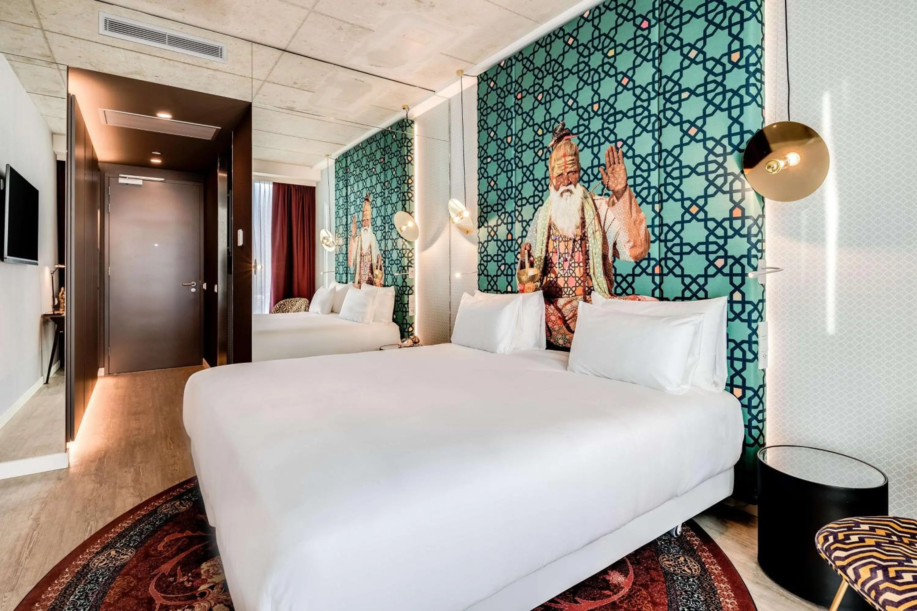 Bedroom, Bed in nhow Amsterdam Rai