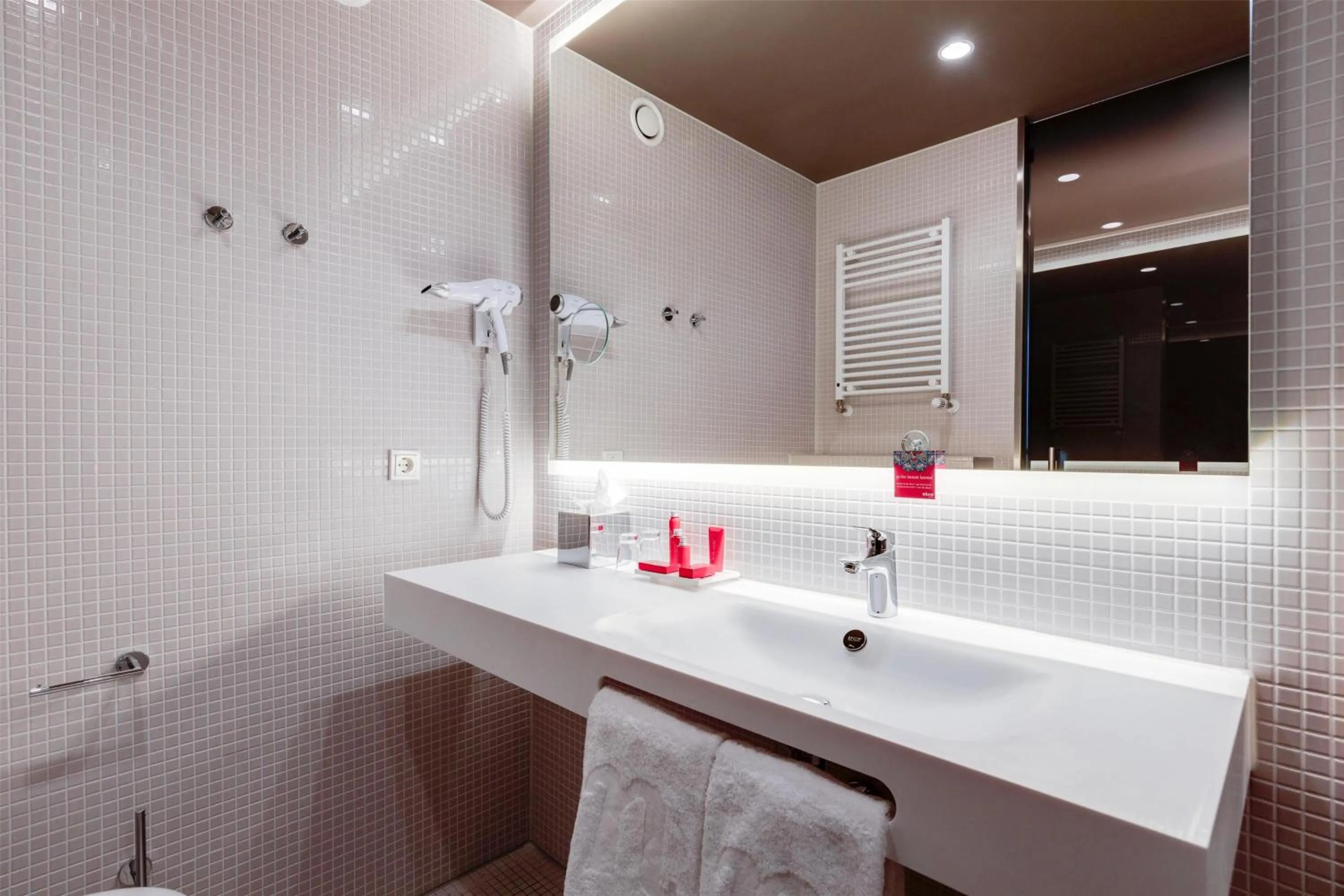 Bathroom in nhow Amsterdam Rai