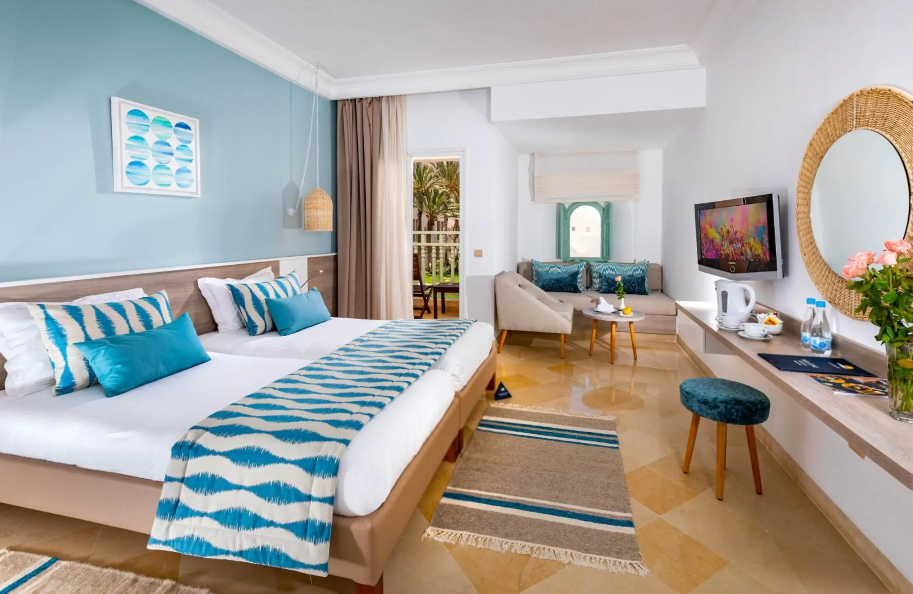 Deluxe Double Room with Side Sea View in Ulysse Thalasso & Spa - All Inclusive Deluxe Double Room with Side Sea View in Ulysse Thalasso & Spa - All Inclusive