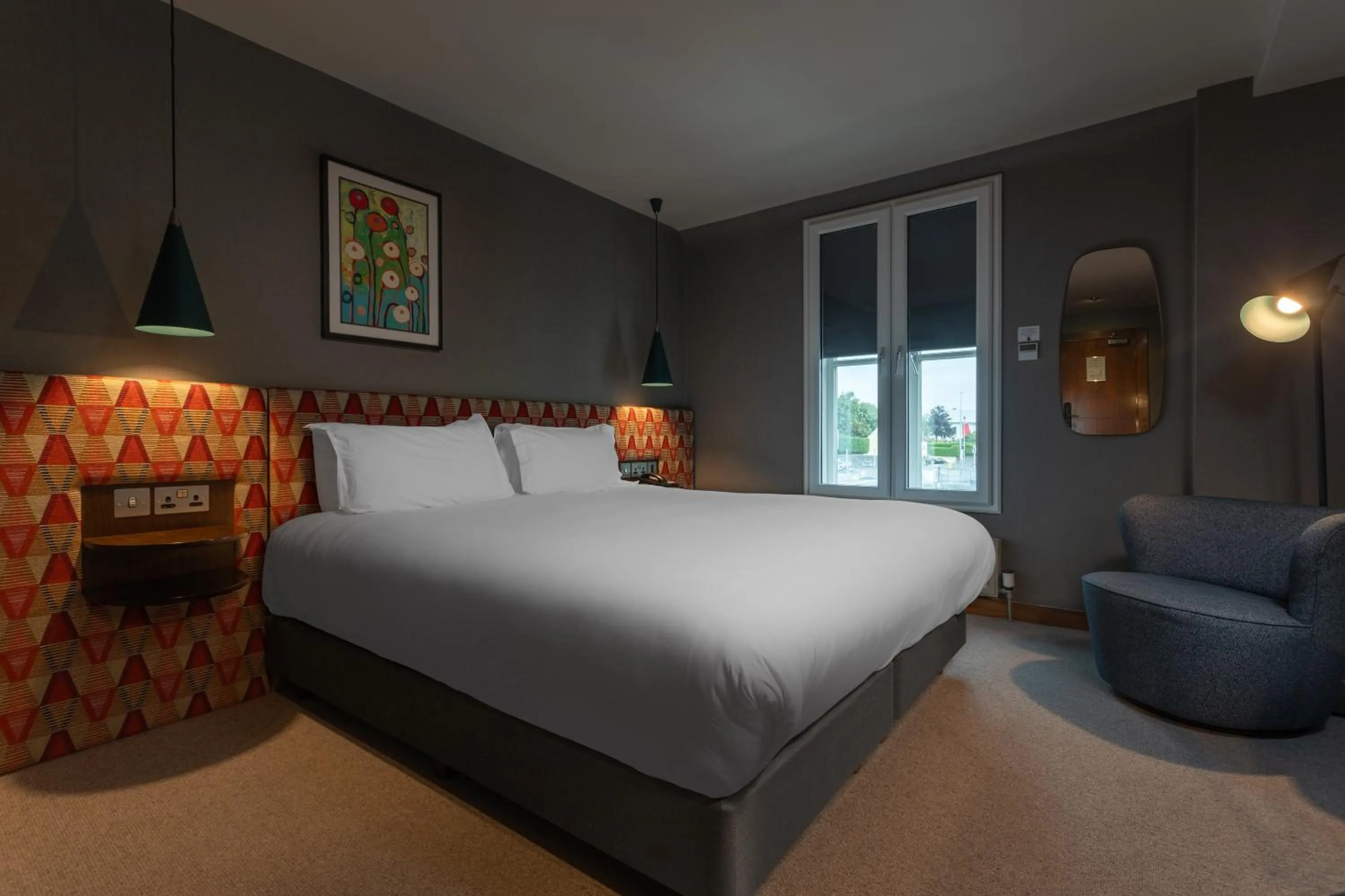 Bed in The Huntsman Inn