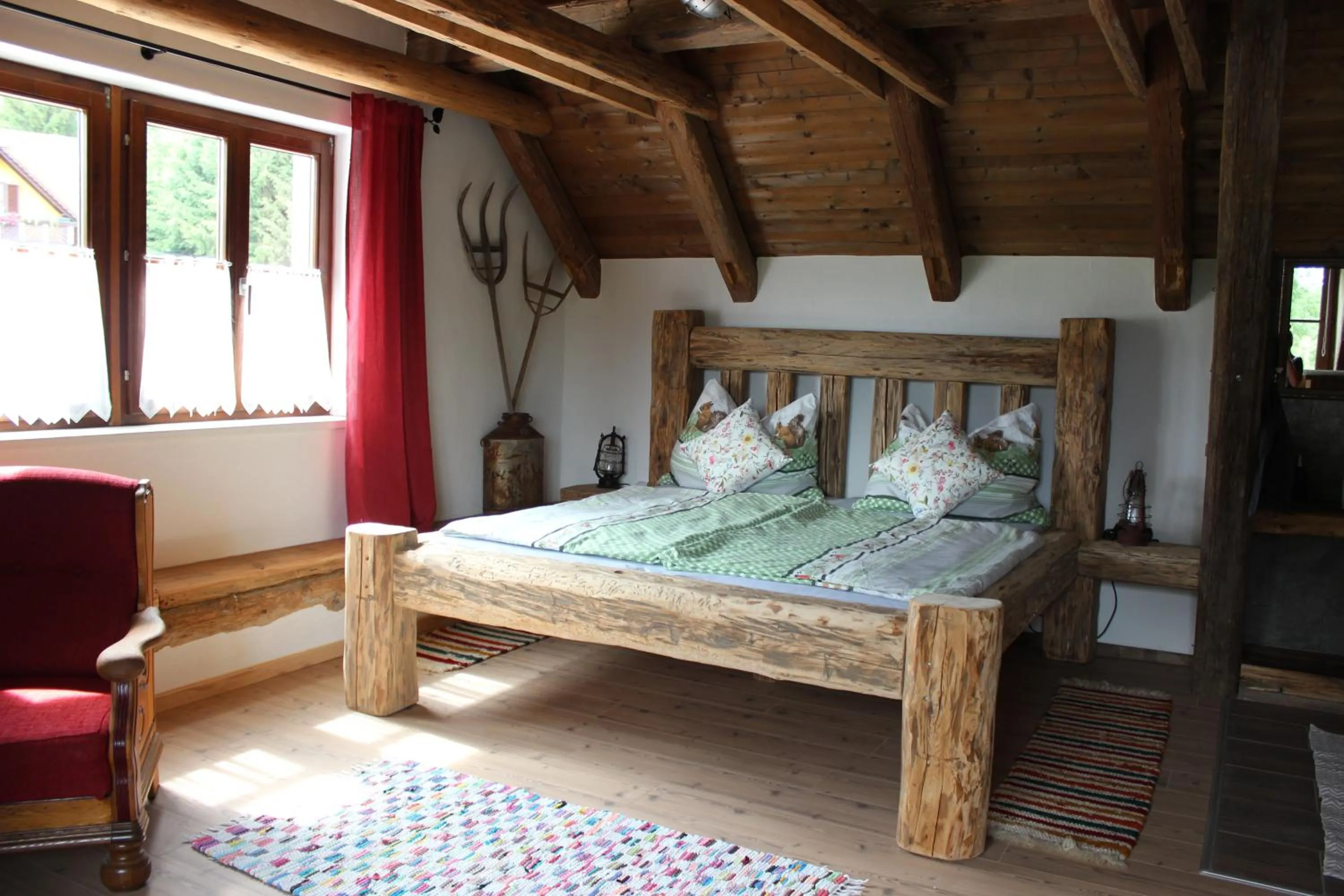 Photo of the whole room, Bed in Tiefala's Eck