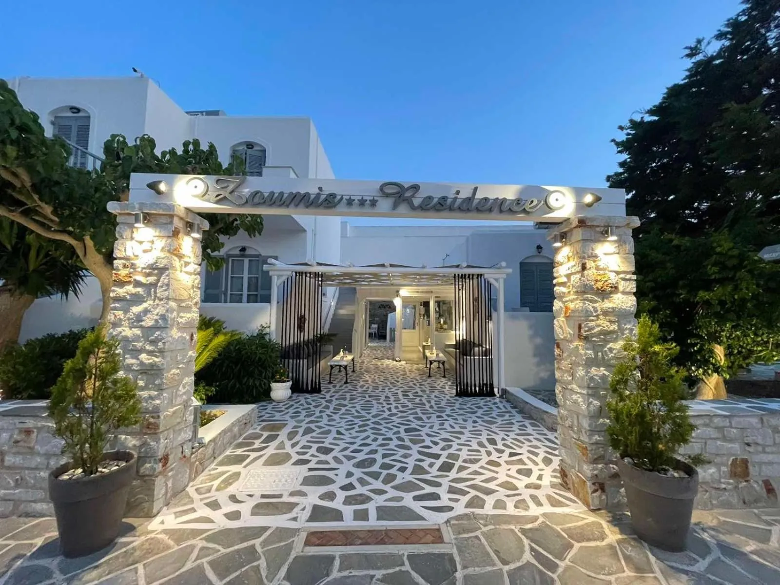 On site in Zoumis Residence