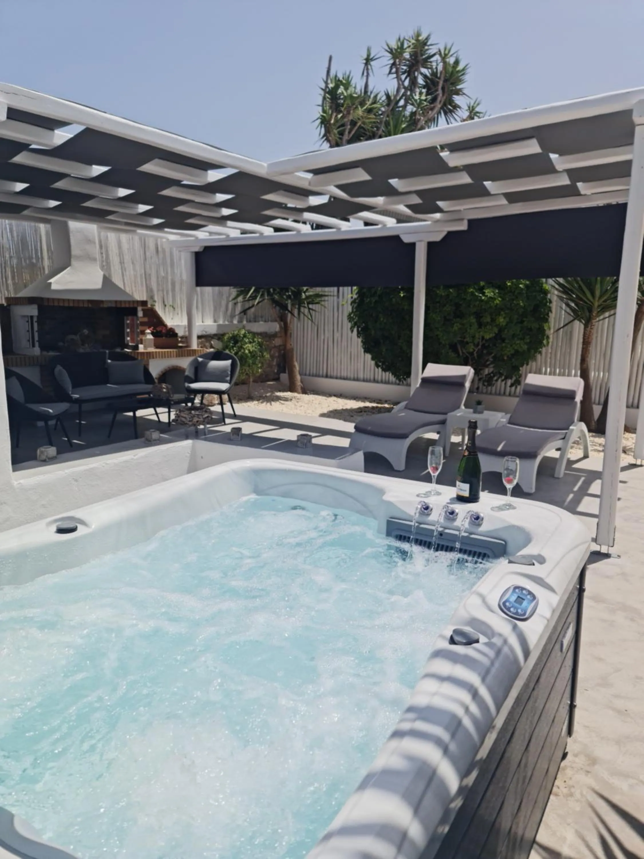 Hot Tub in Zoumis Residence