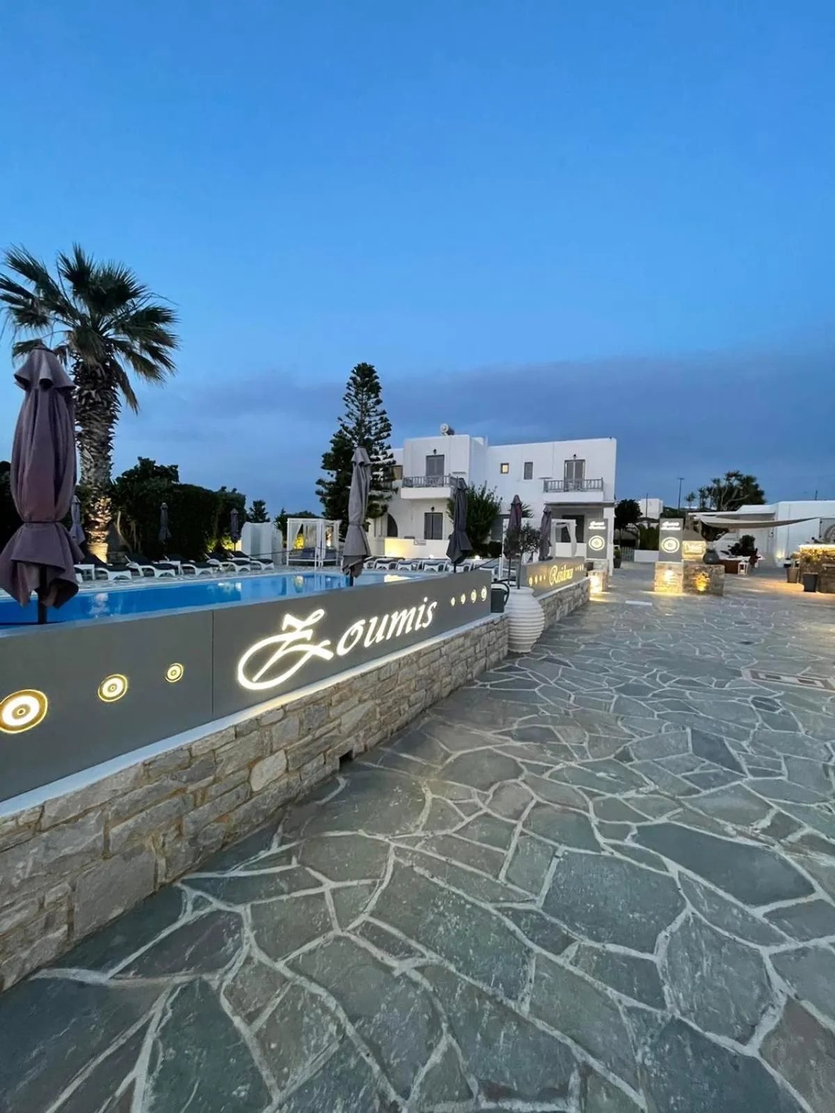 On site in Zoumis Residence