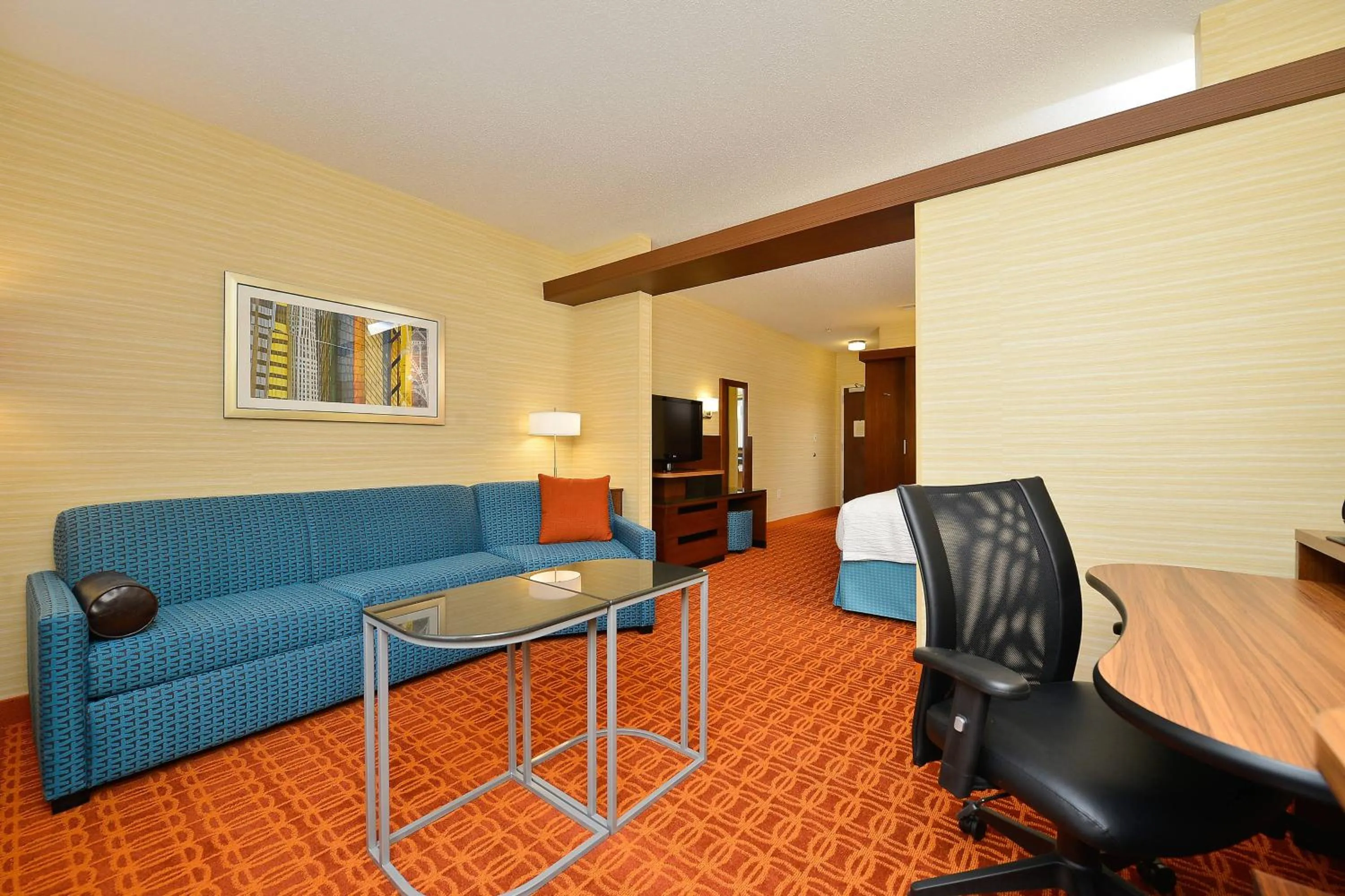 Living room in Fairfield Inn & Suites by Marriott Elmira Corning