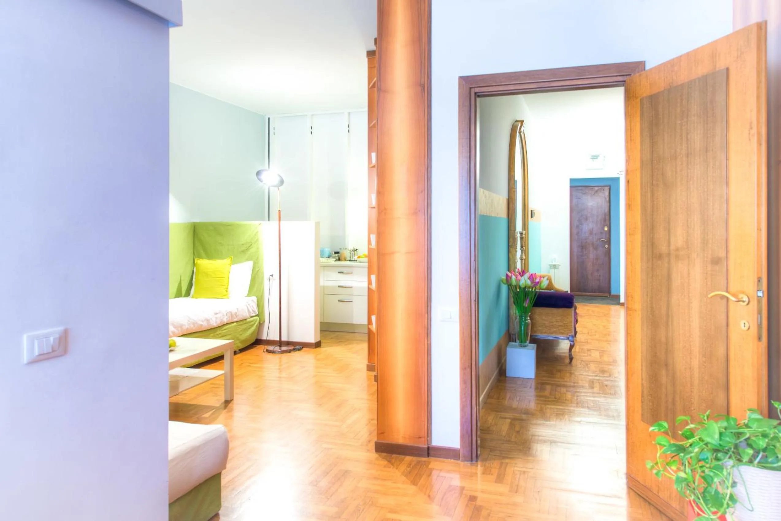 Living room, Bed in B&B San Benedetto