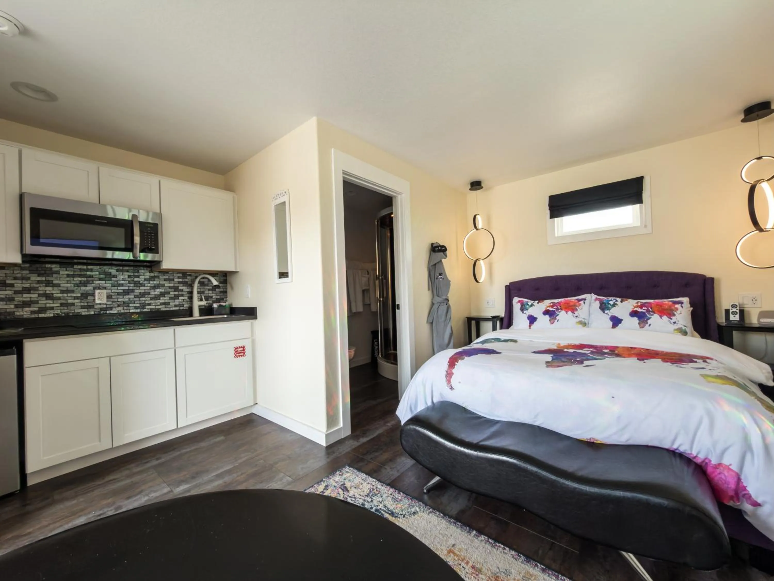 Bed in EO Bungalows, Black Hills