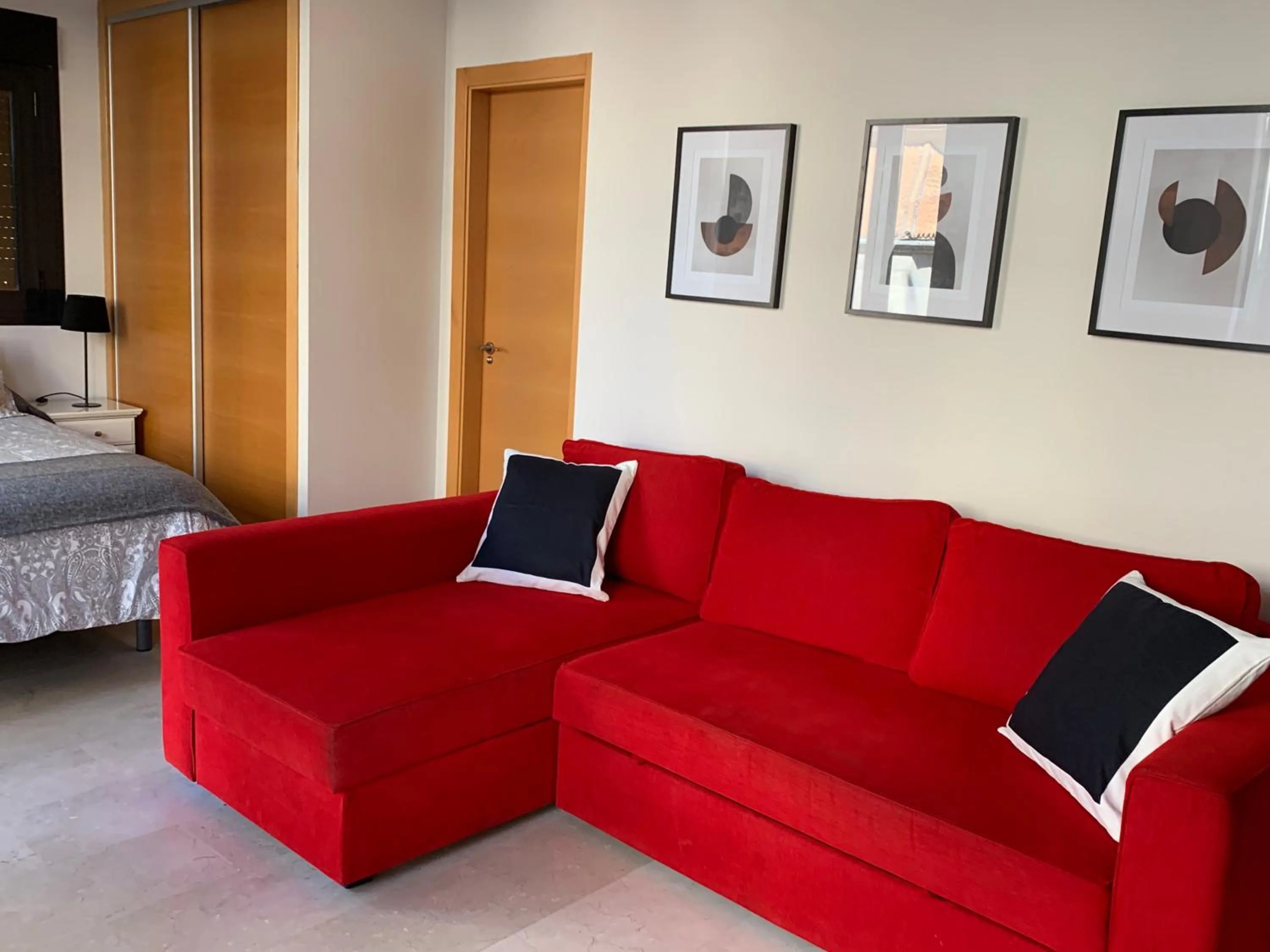 Seating area in Apartamentos Rafael Loft