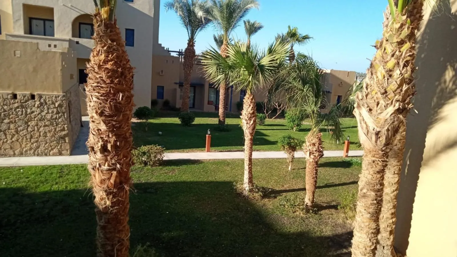 Garden view in Marina Lodge at Port Ghalib