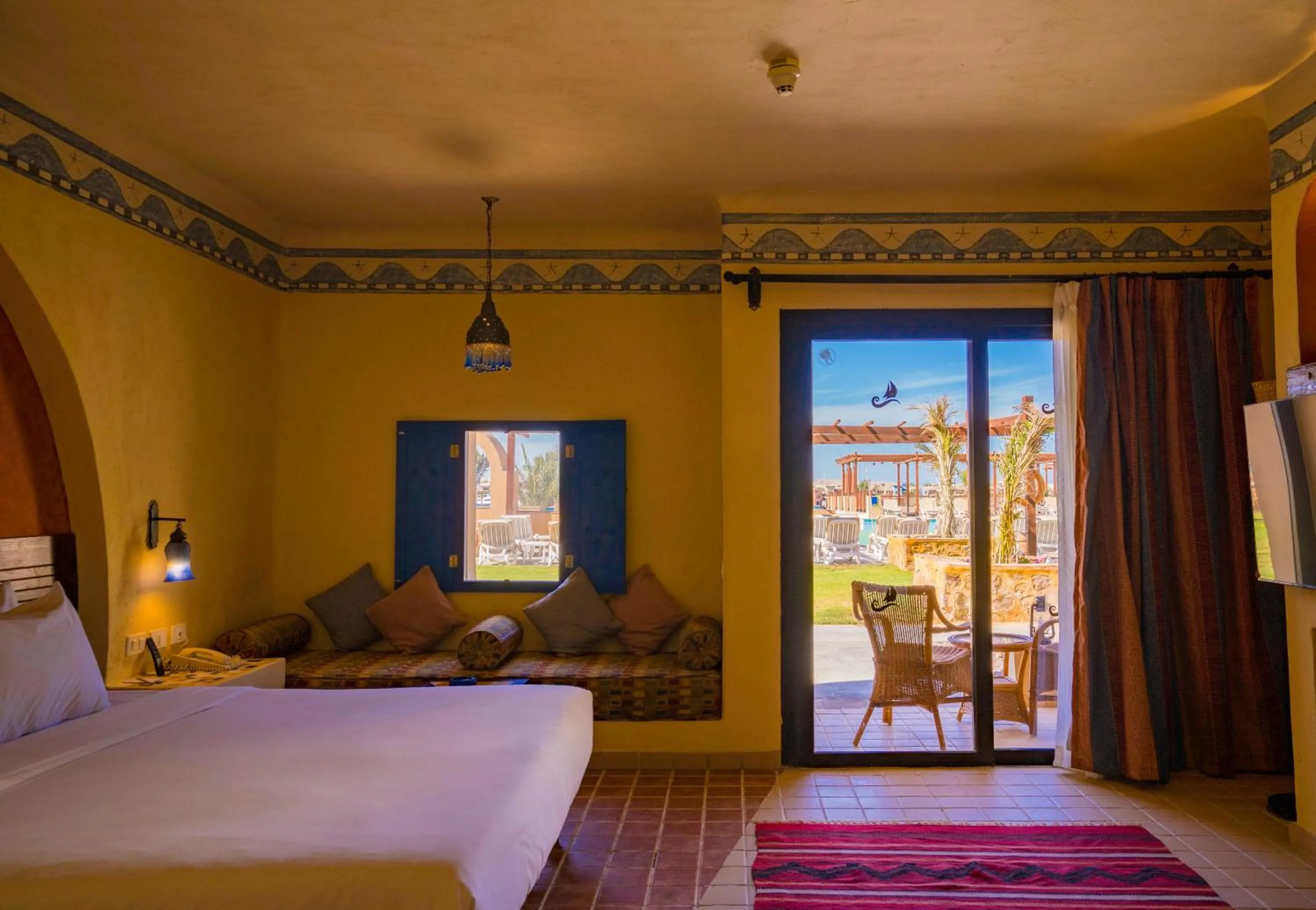 Photo of the whole room, Bed in Marina Lodge at Port Ghalib