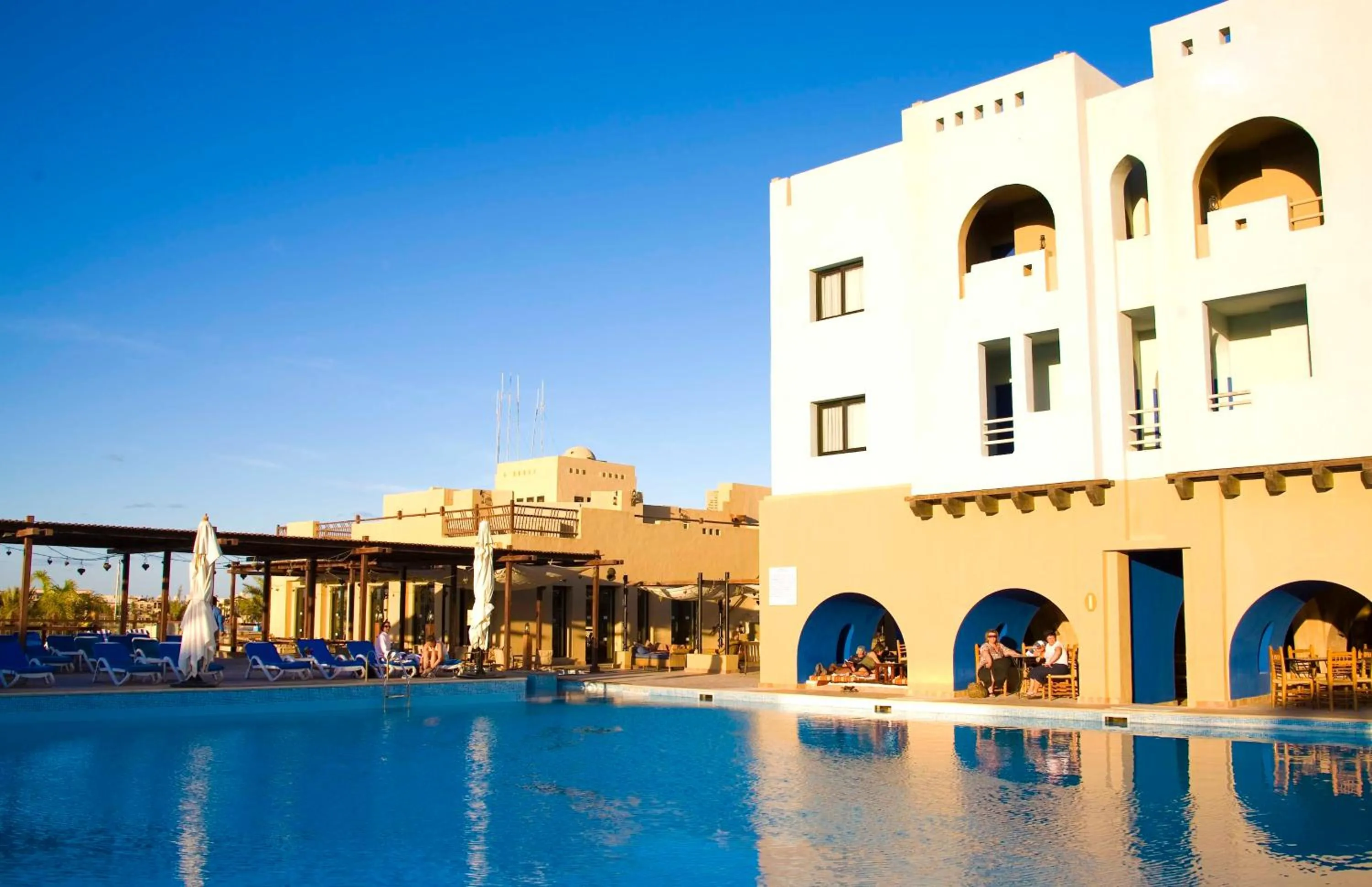Swimming pool in Marina Lodge at Port Ghalib