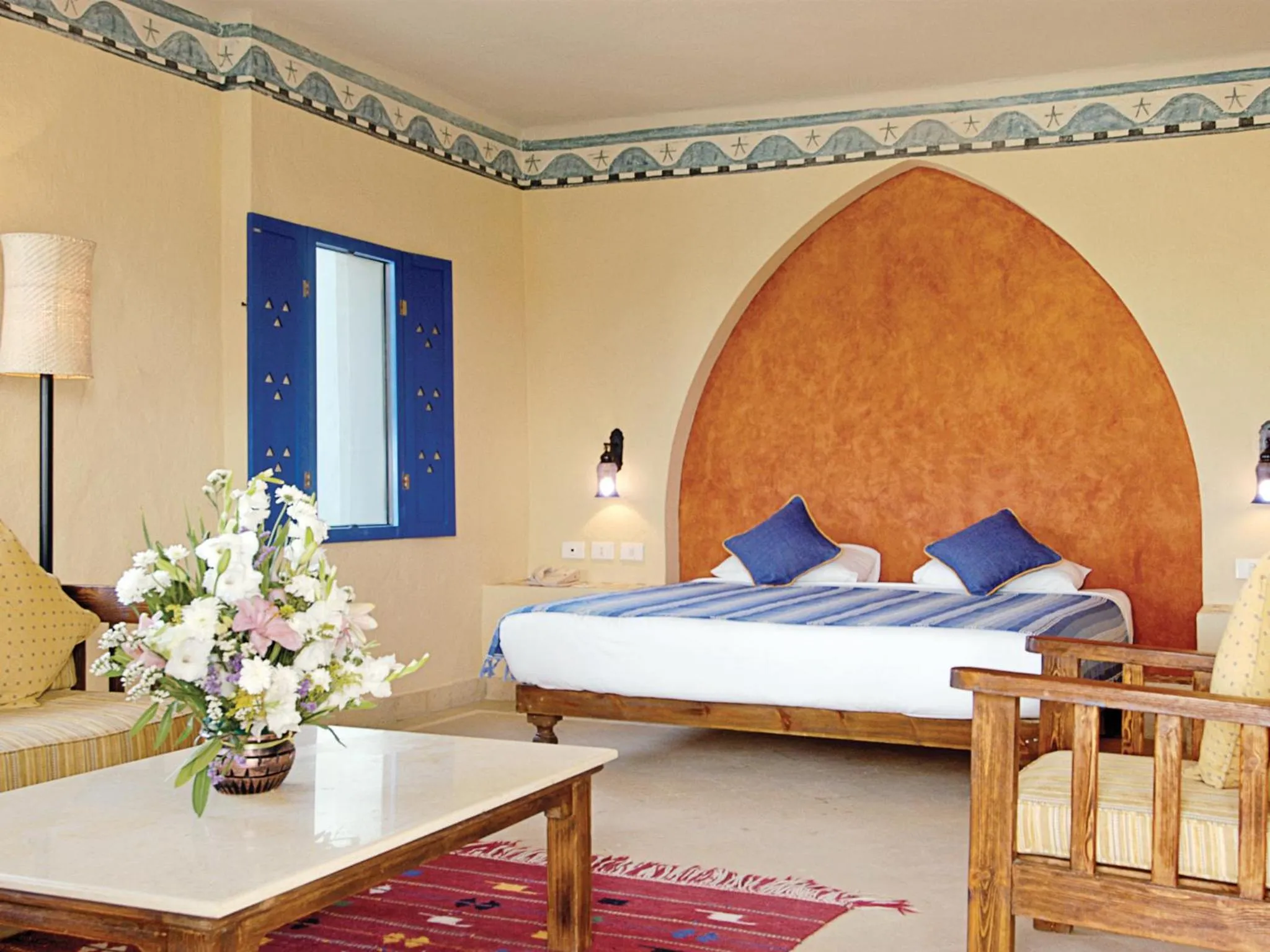 Bedroom, Bed in Marina Lodge at Port Ghalib