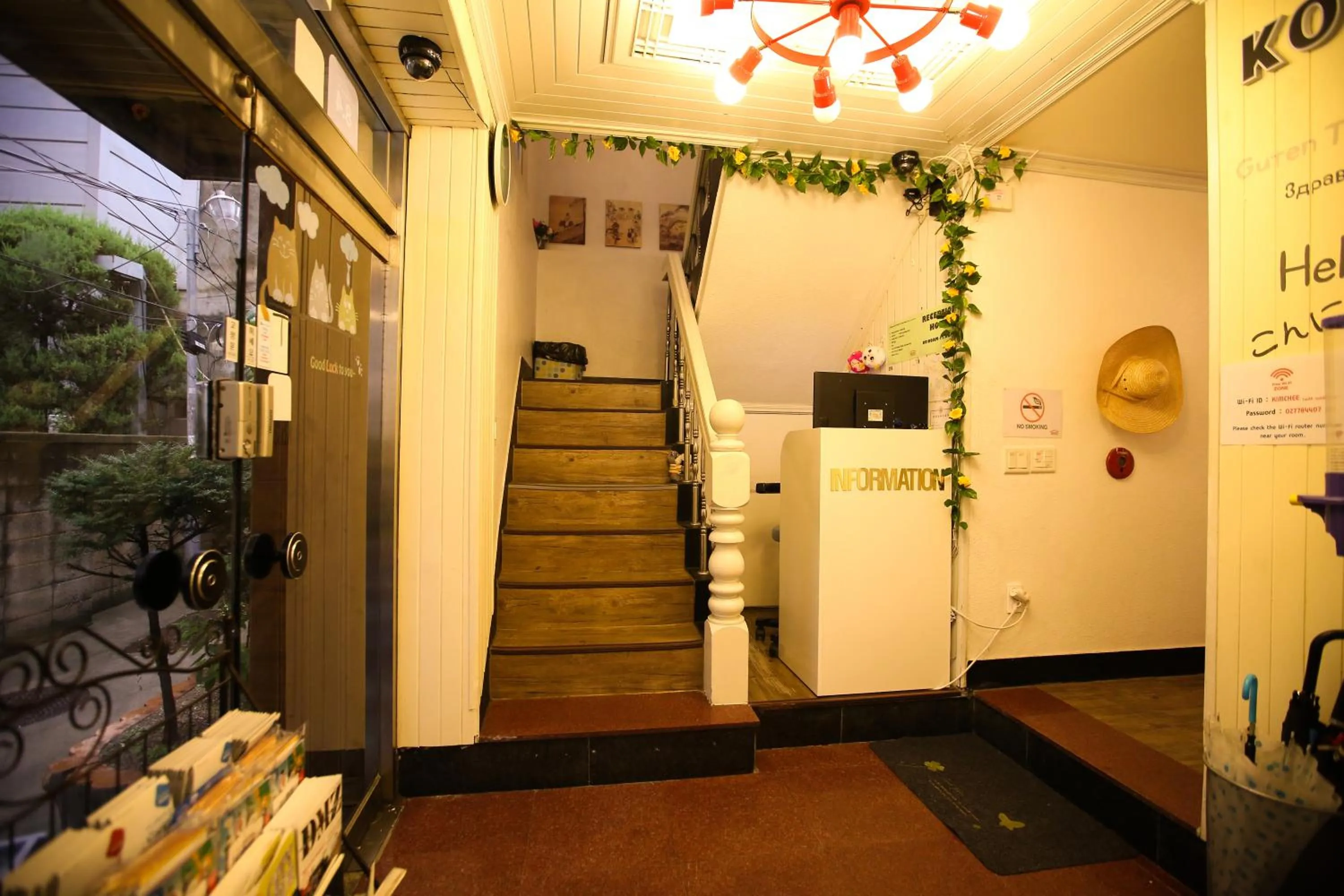 Lobby or reception in Korstay Guesthouse Seoul Station