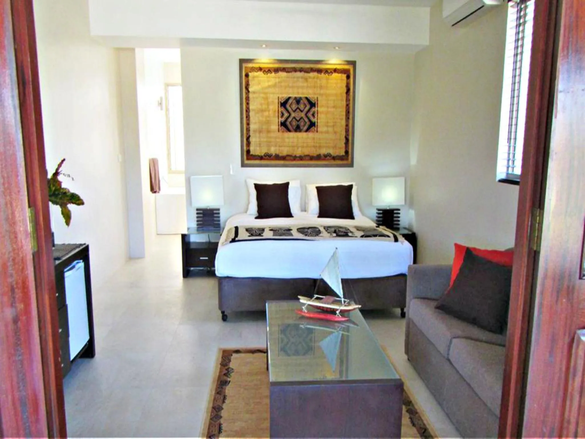 Bedroom, Bed in MG Cocomo Resort Vanuatu