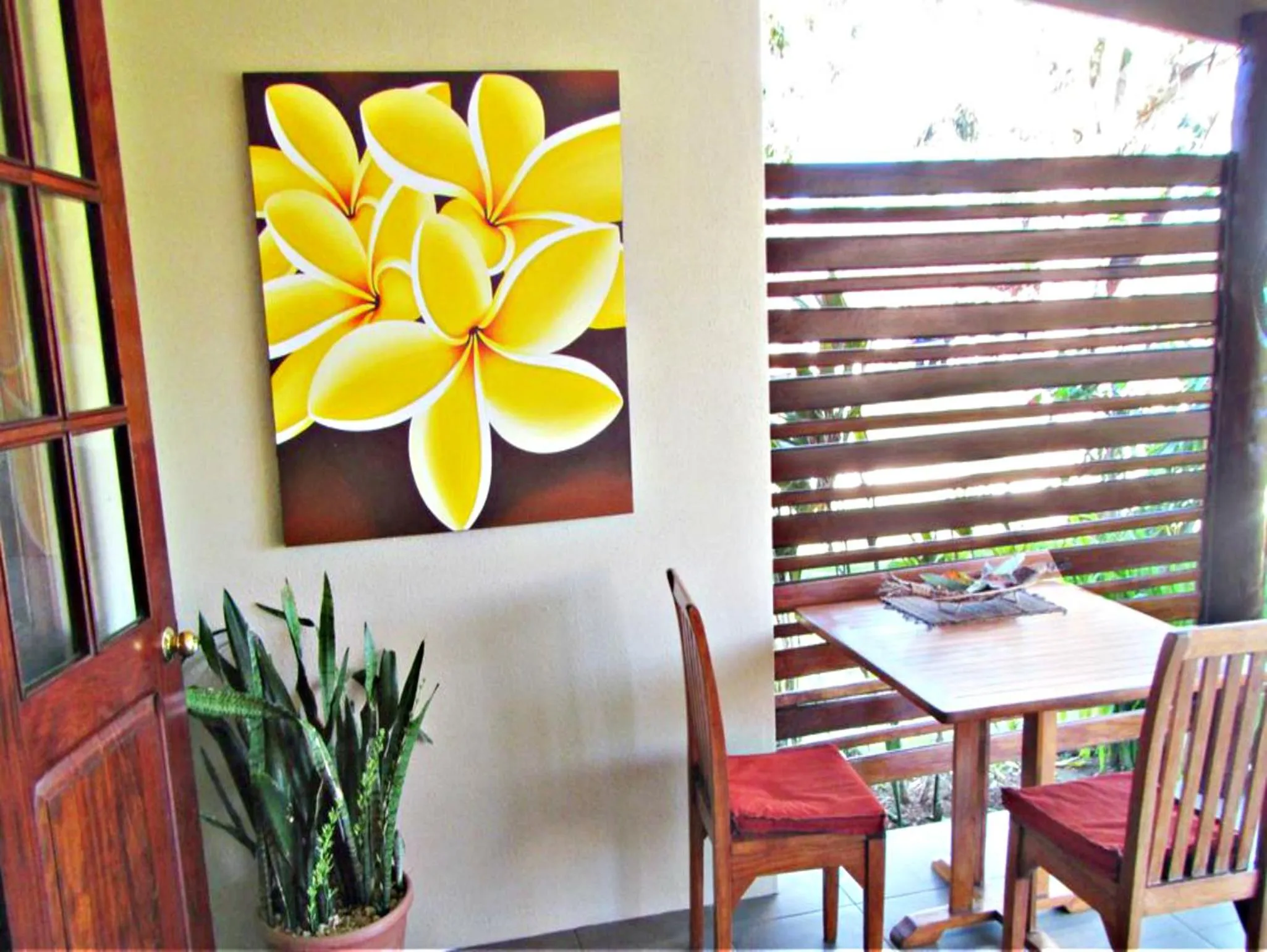 Dining area in MG Cocomo Resort Vanuatu