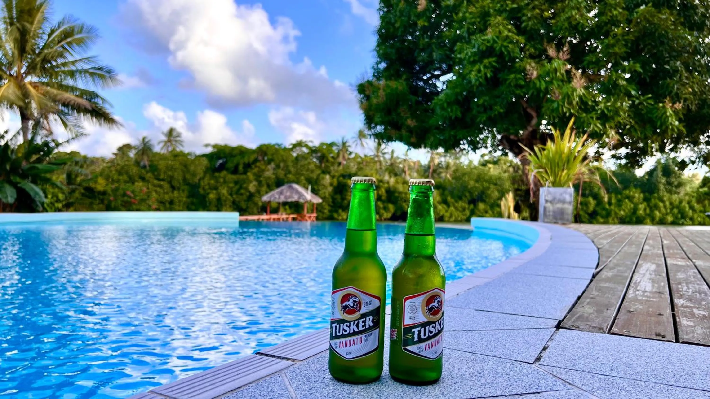 Pool view in MG Cocomo Resort Vanuatu