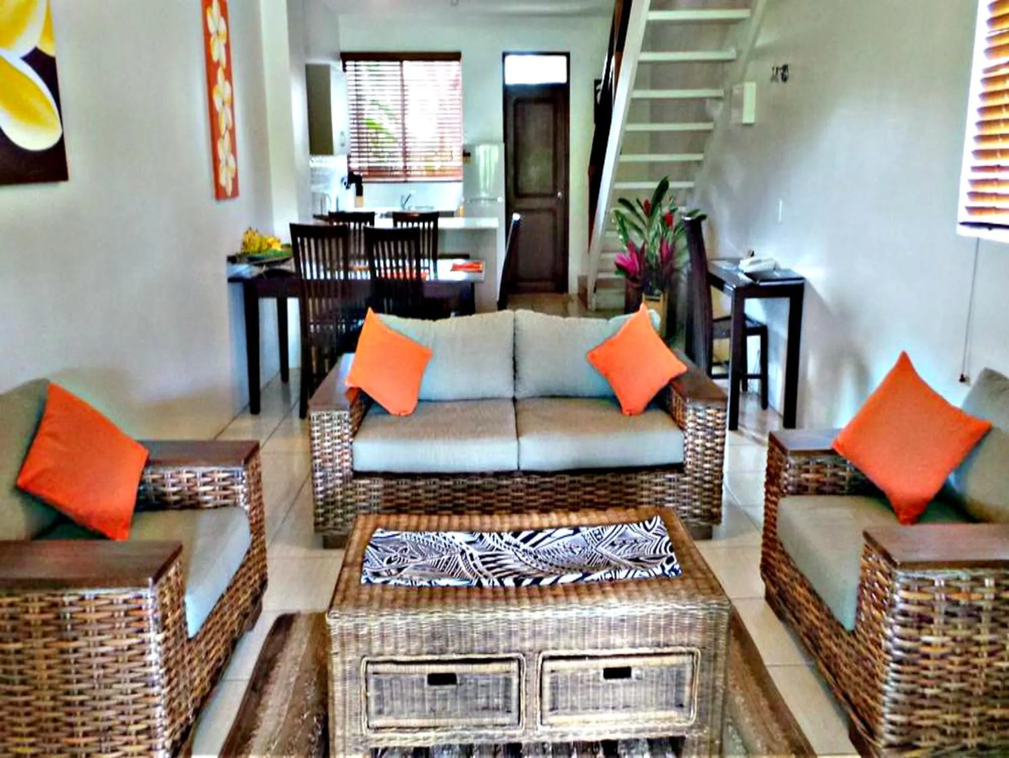 Living room in MG Cocomo Resort Vanuatu