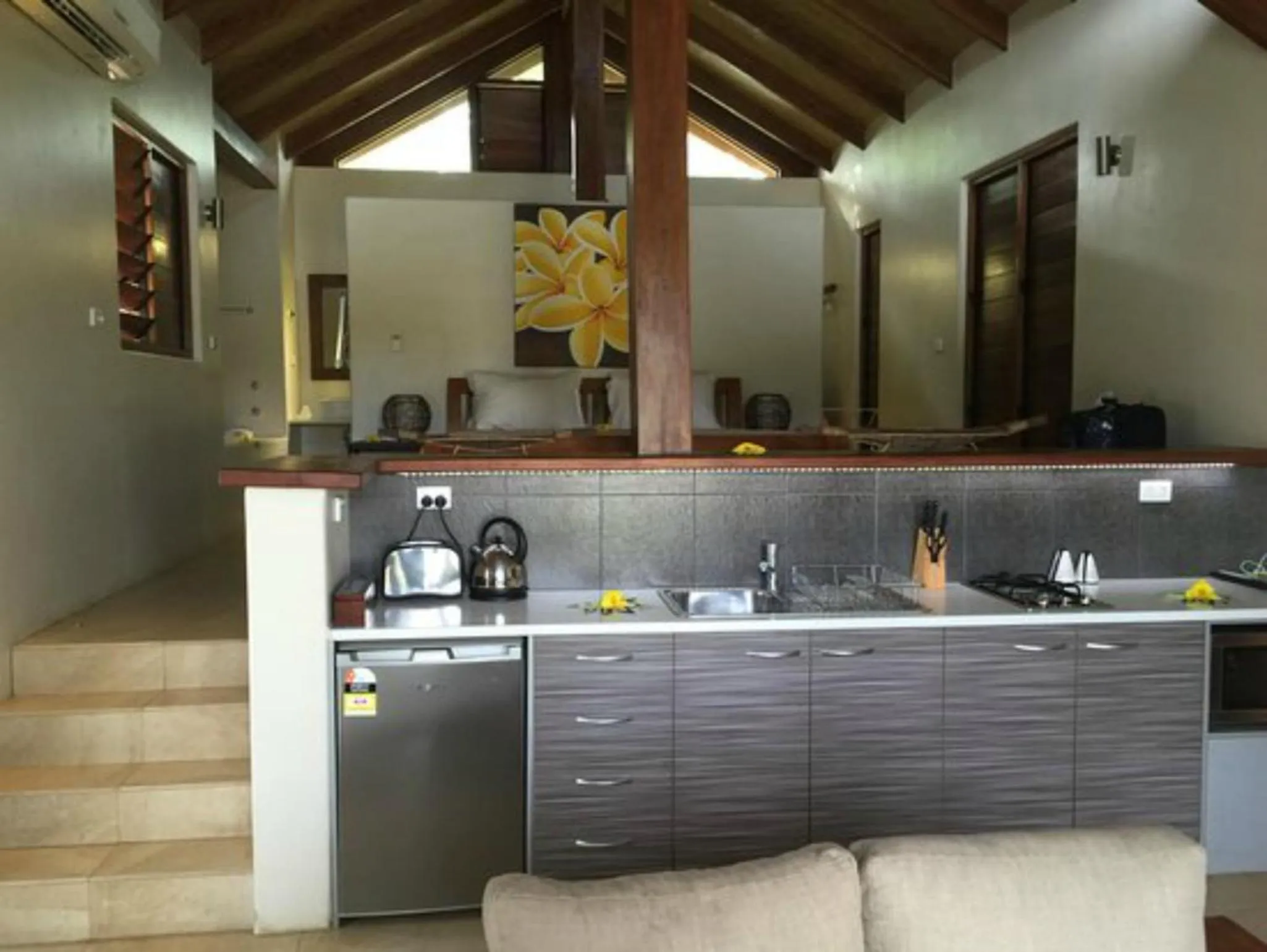 Kitchen or kitchenette in MG Cocomo Resort Vanuatu