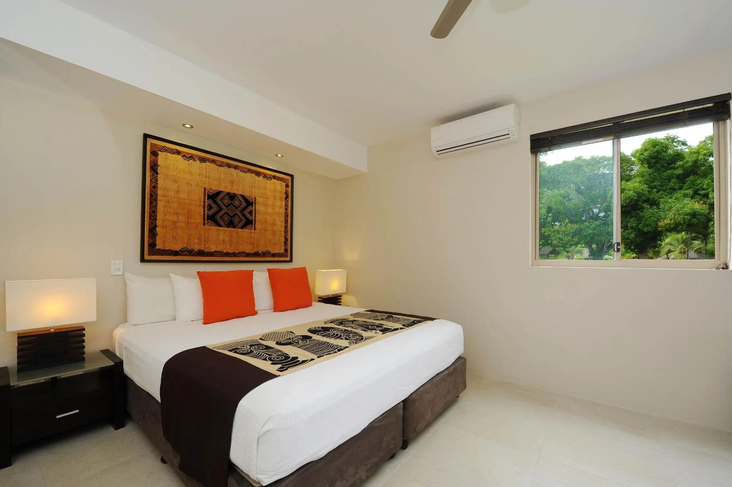 Bed in MG Cocomo Resort Vanuatu