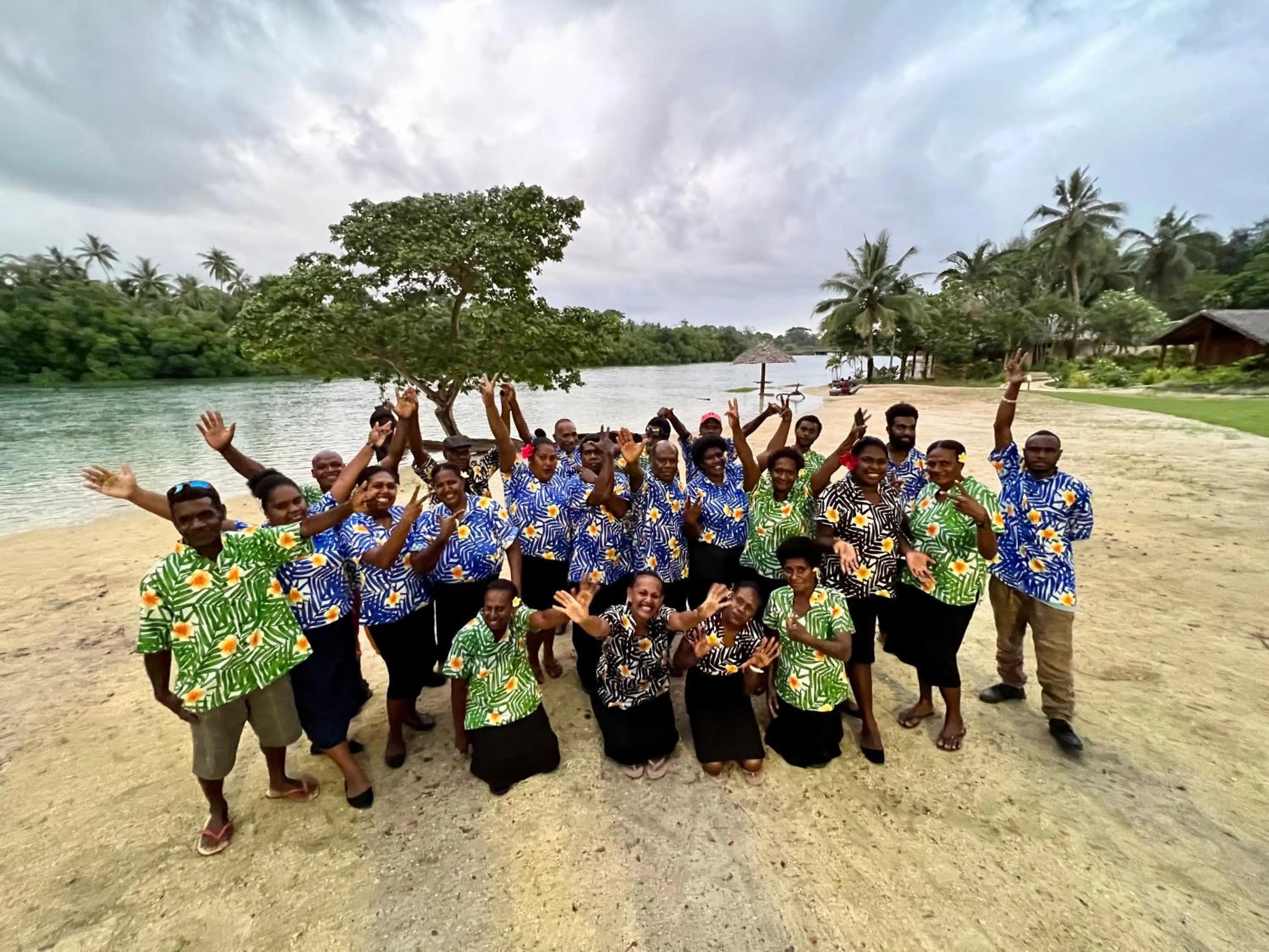 Staff in MG Cocomo Resort Vanuatu