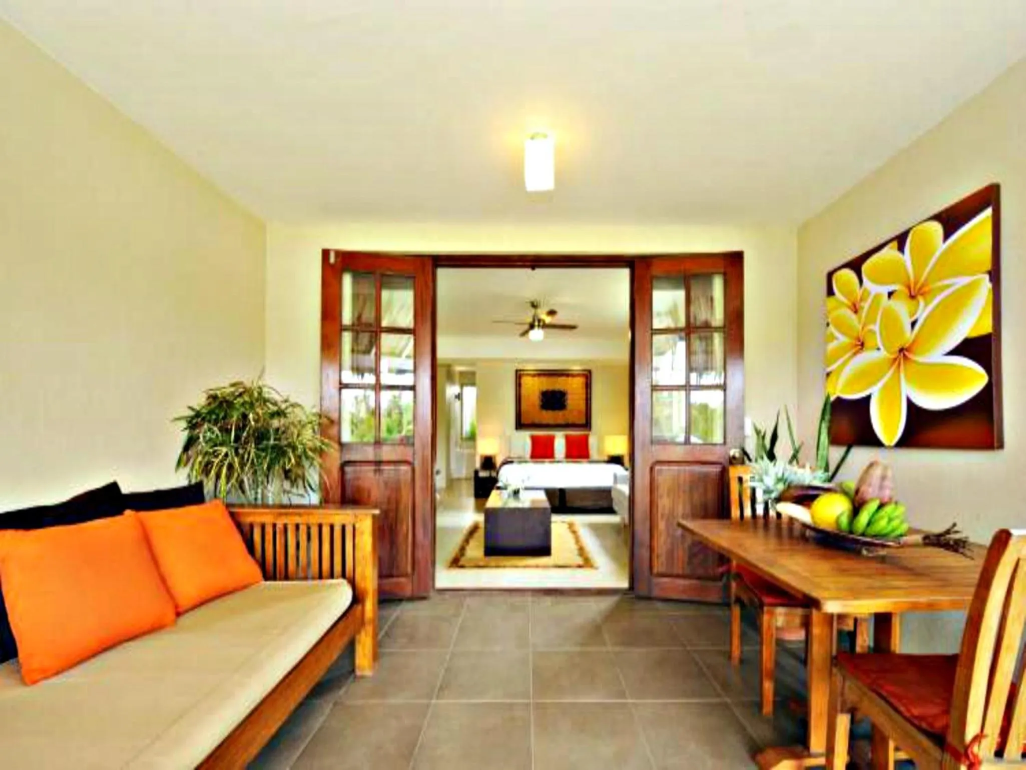 Living room in MG Cocomo Resort Vanuatu