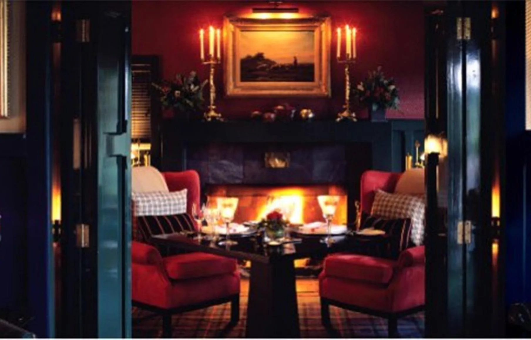 Living room in Huka Lodge