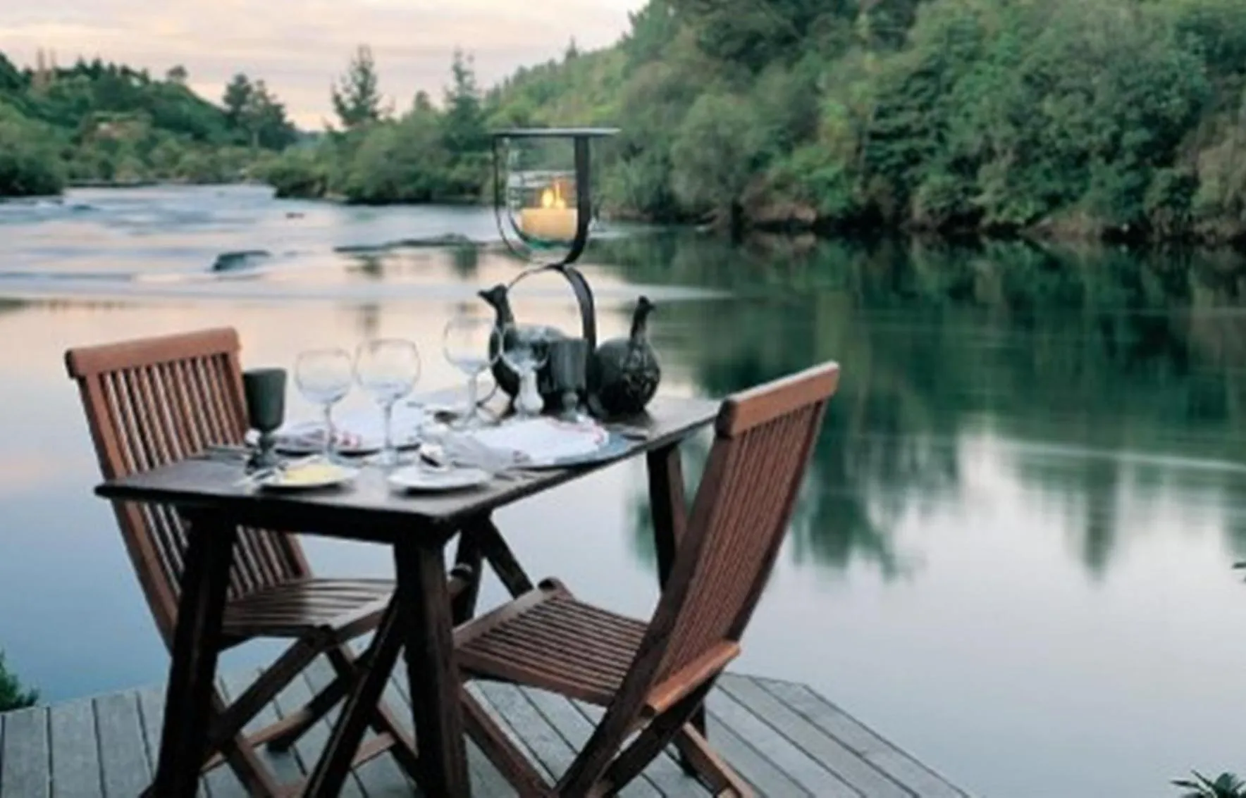 Dining area in Huka Lodge