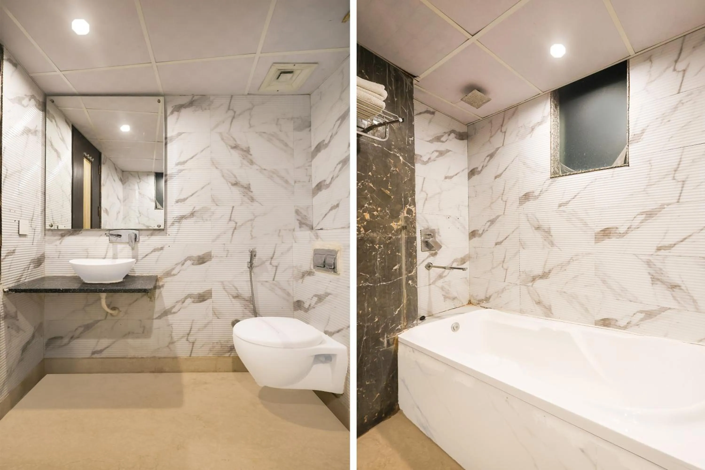 Bathroom in Super Townhouse Oak New Delhi Central Railway Junction Formerly Uppal International