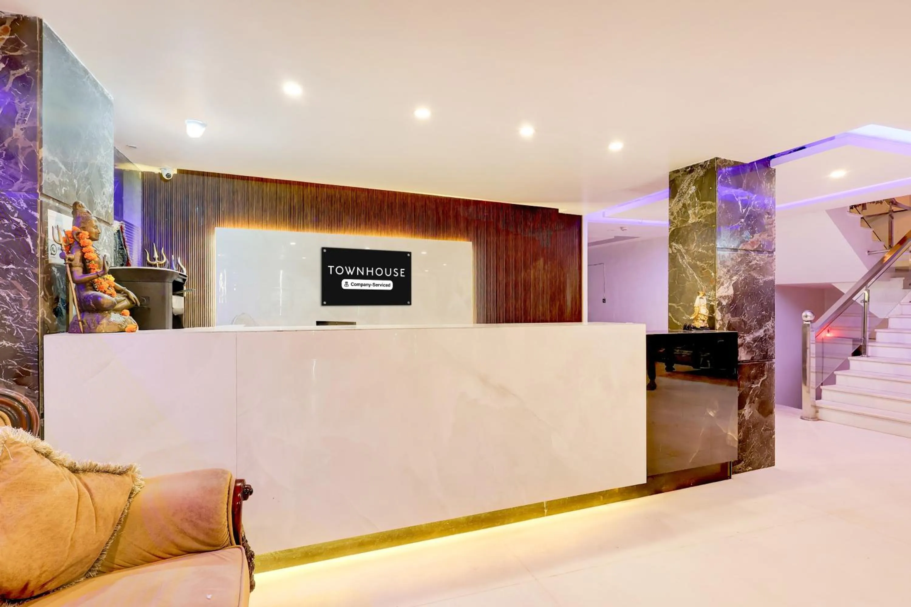 Lobby or reception in Super Townhouse Oak New Delhi Central Railway Junction Formerly Uppal International