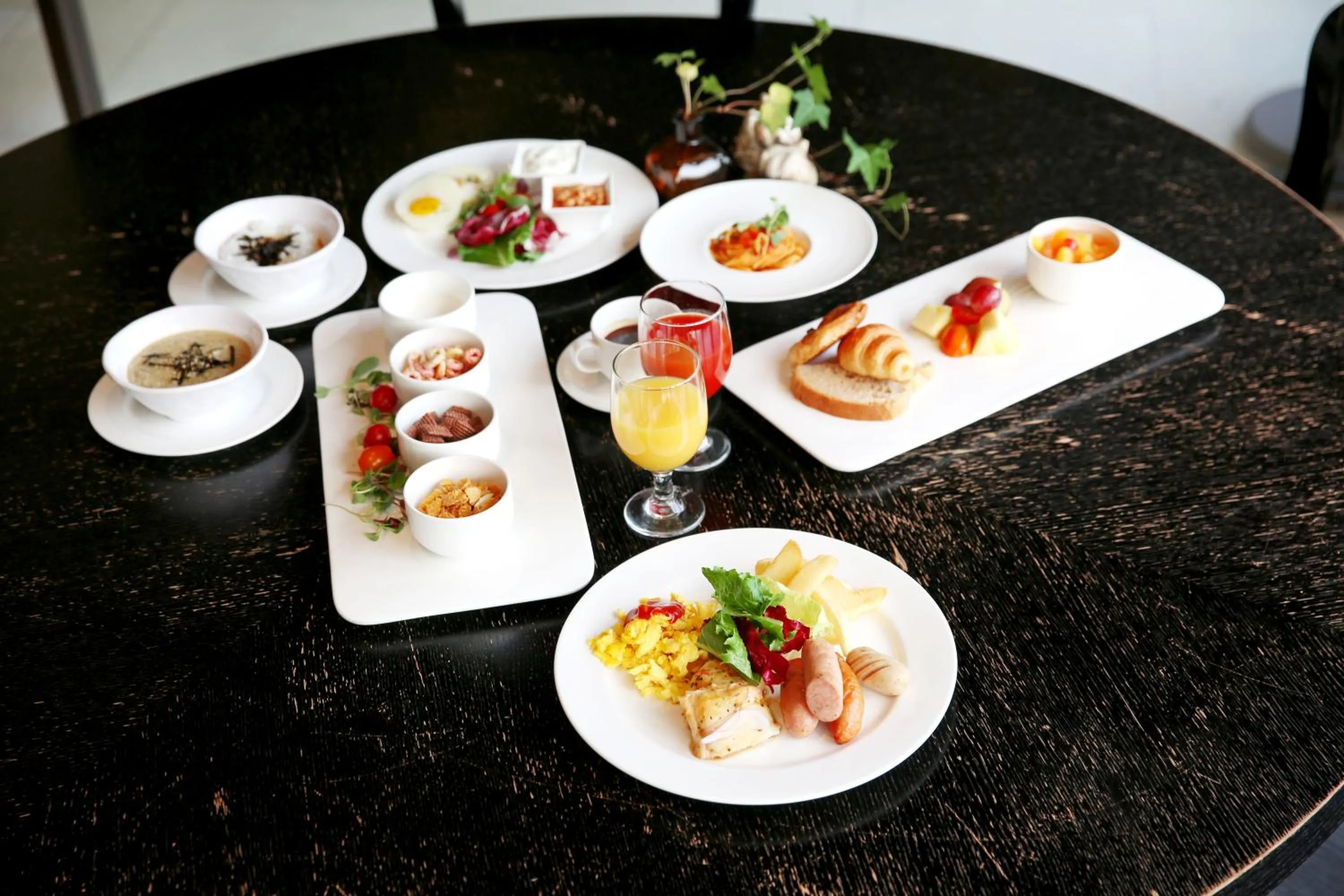 Buffet breakfast in The Riverside Hotel