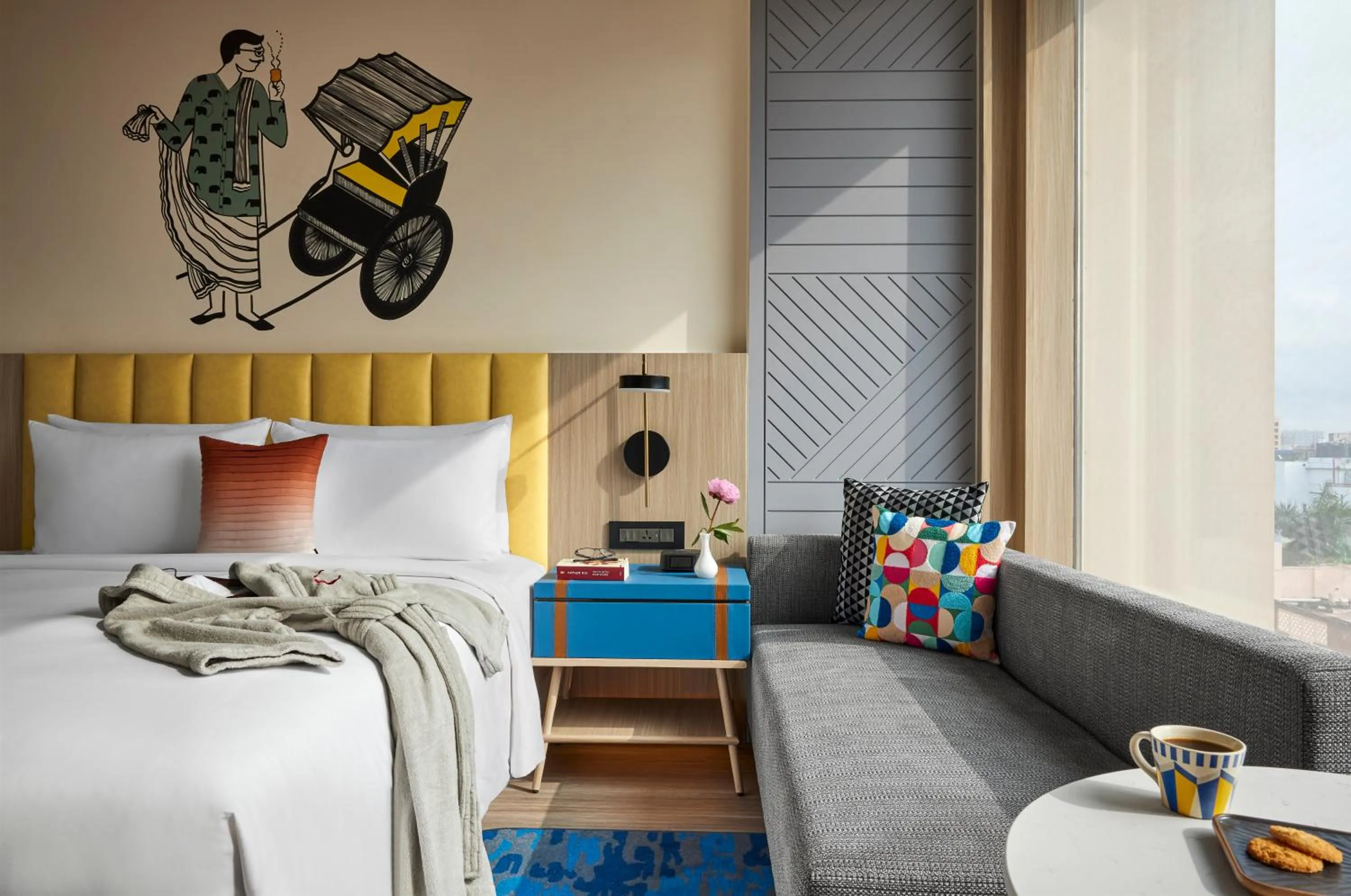 Bed in Hyatt Centric Ballygunge Kolkata