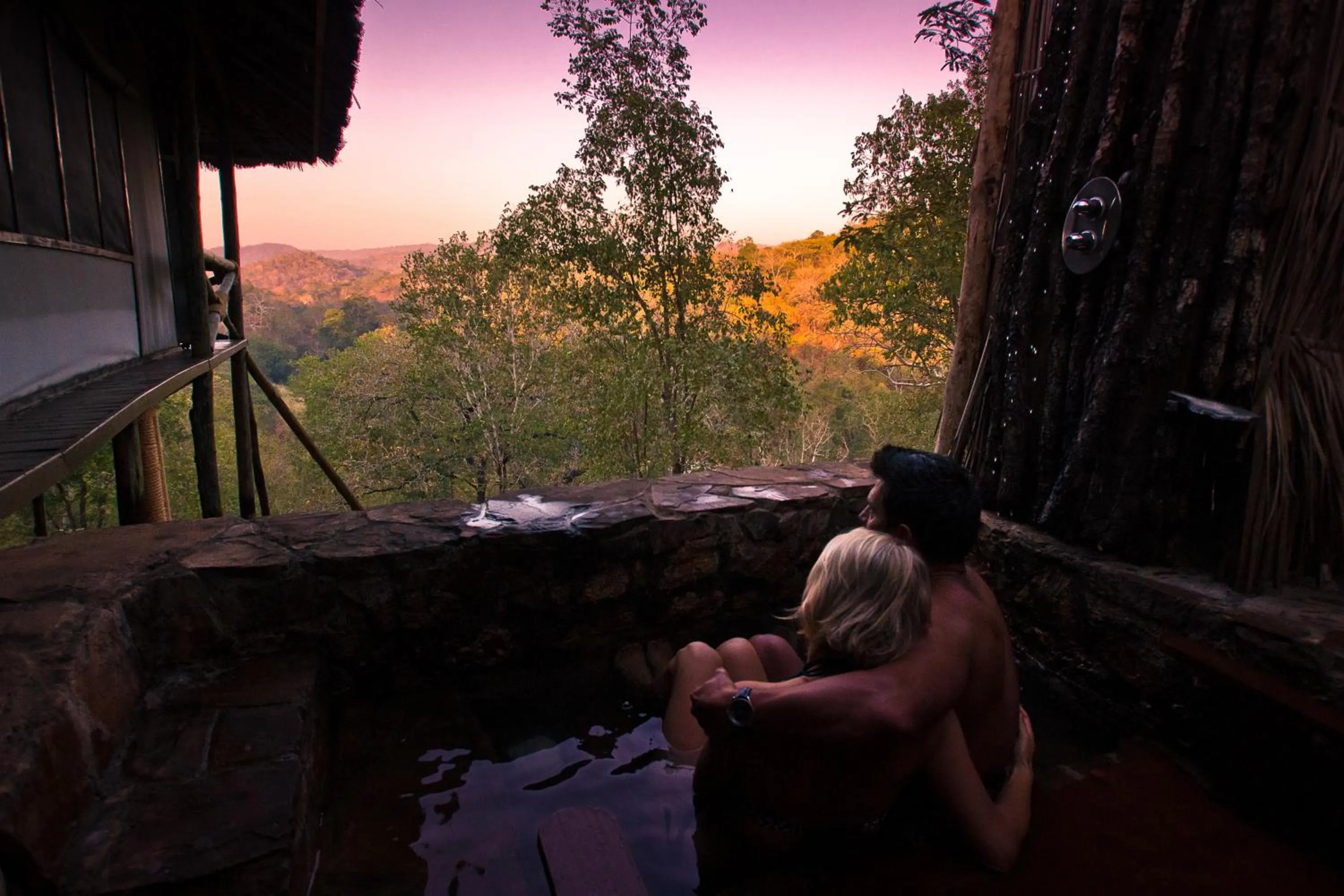 People in Sable Mountain Lodge, A Tent with a View Safaris