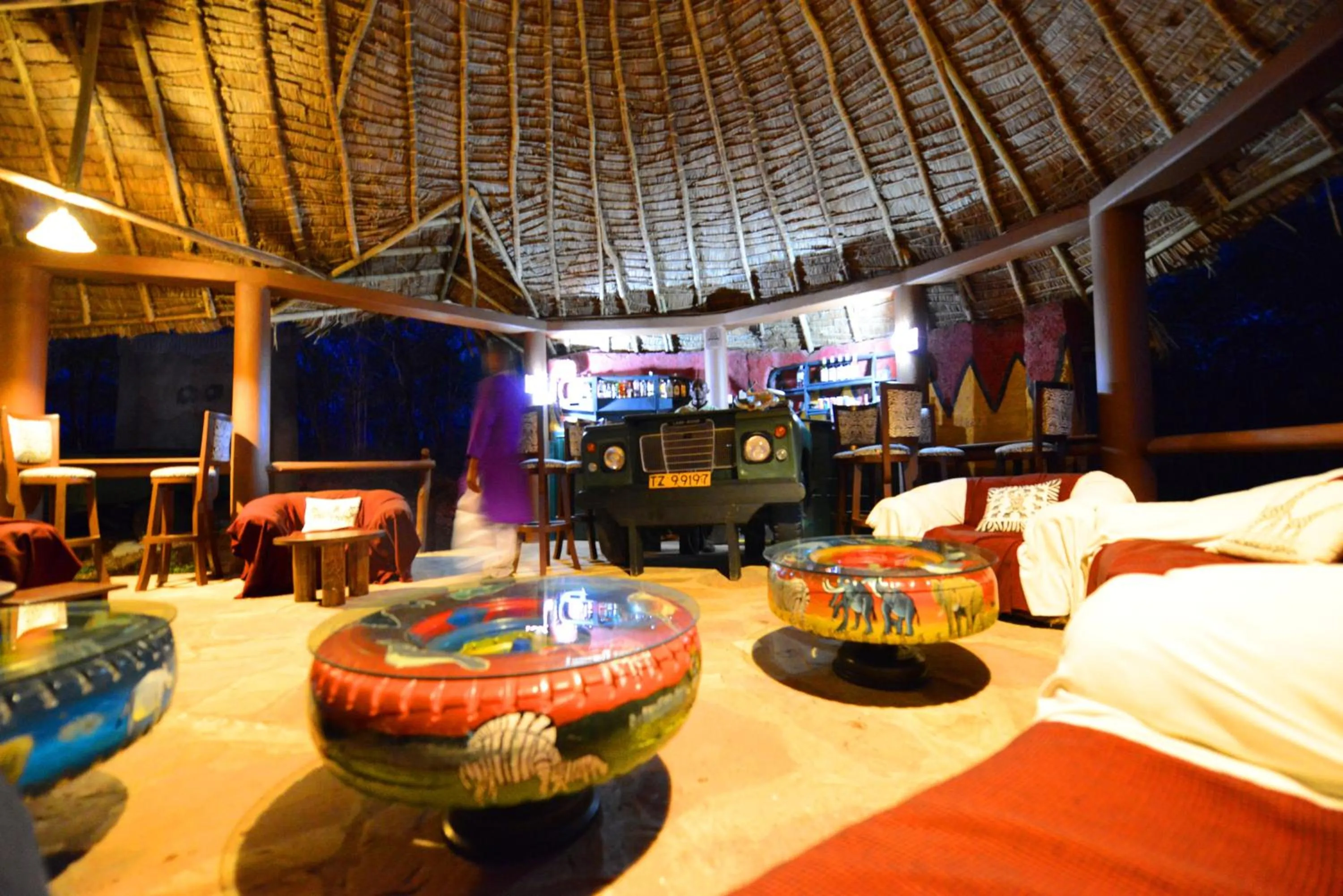 Lounge or bar, Bed in Sable Mountain Lodge, A Tent with a View Safaris