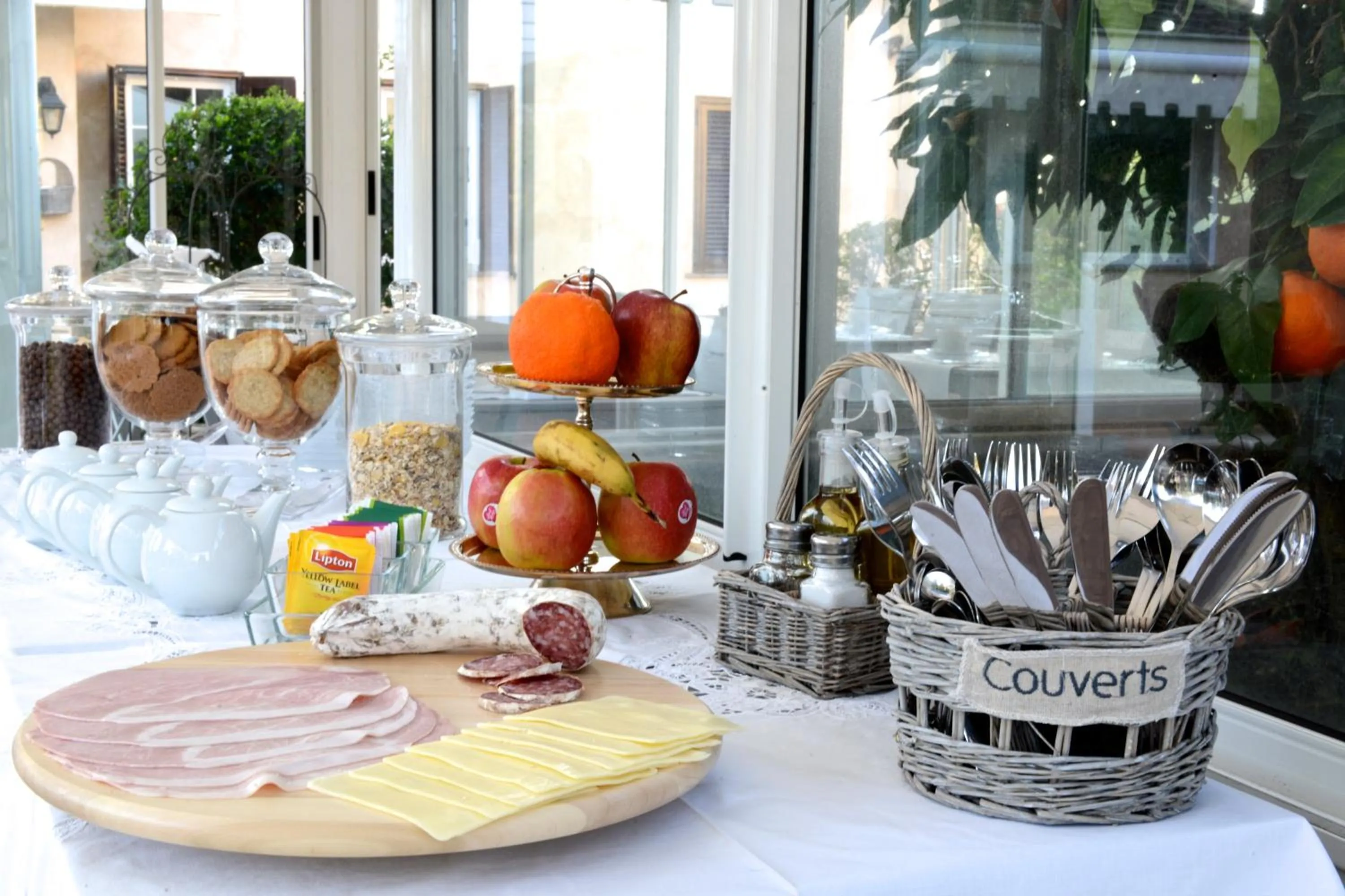 Food and drinks in La Villetta Suite