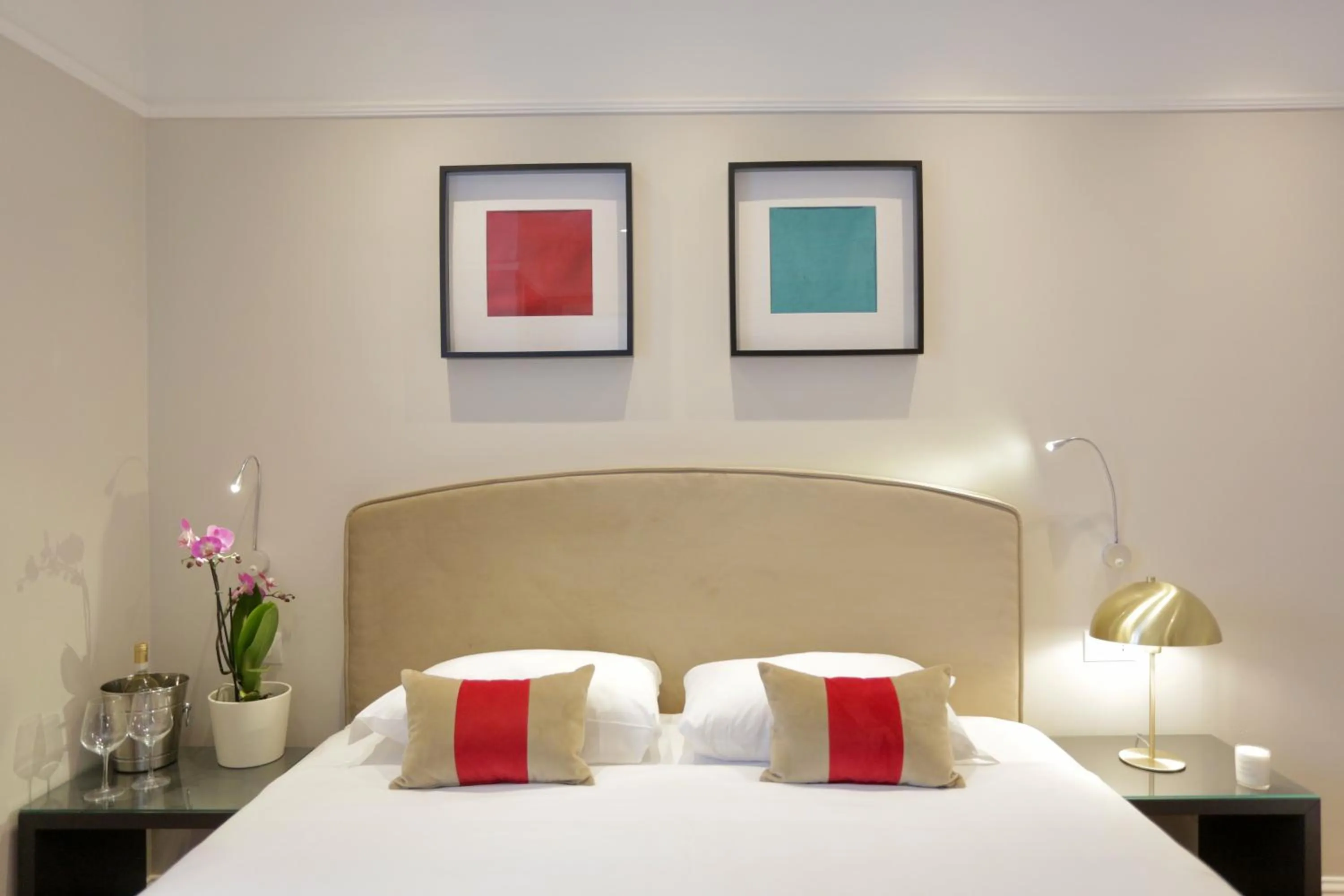 Bed in La Villetta Suite