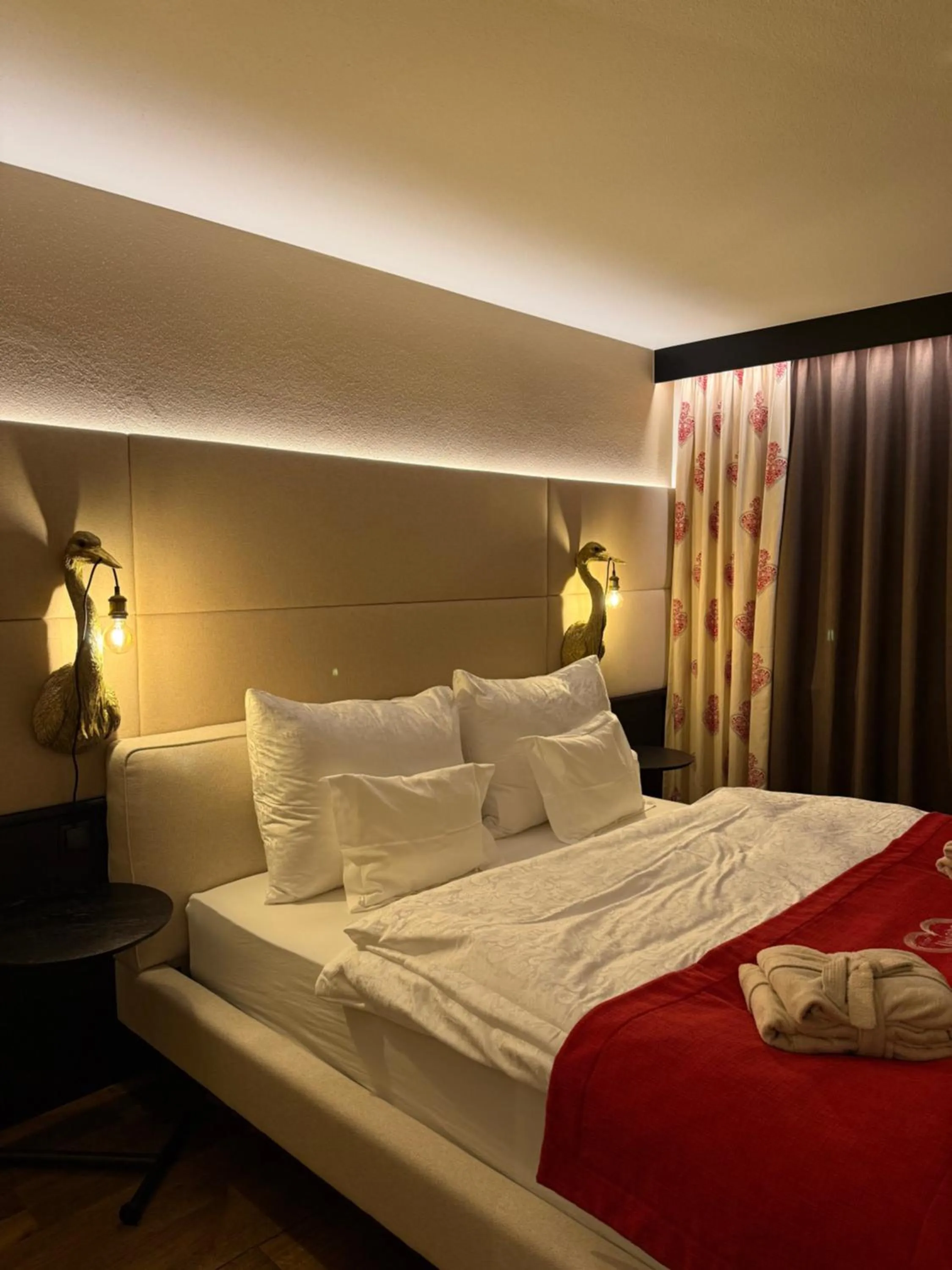 Bed in Hotel Universo