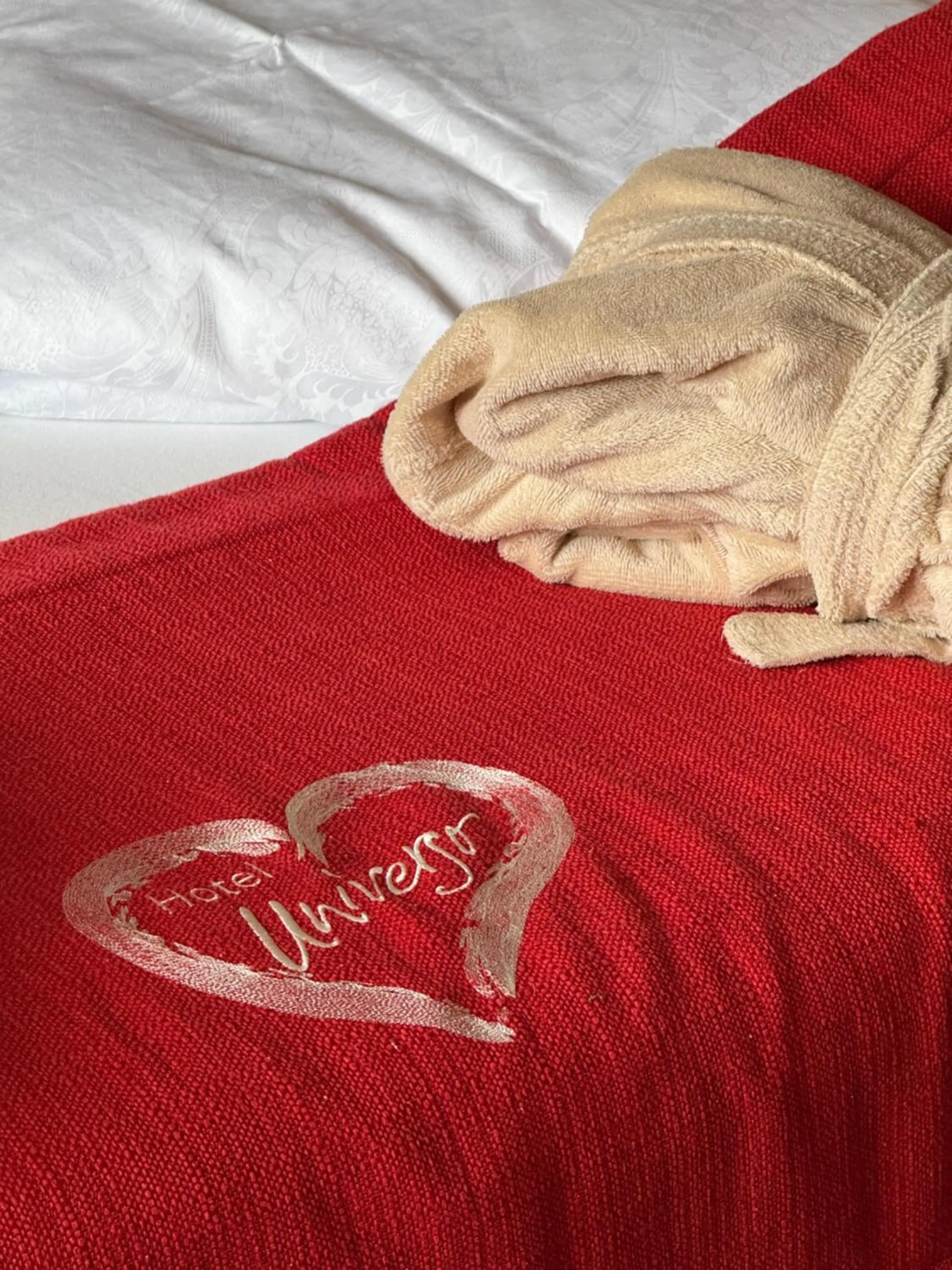 Bed in Hotel Universo