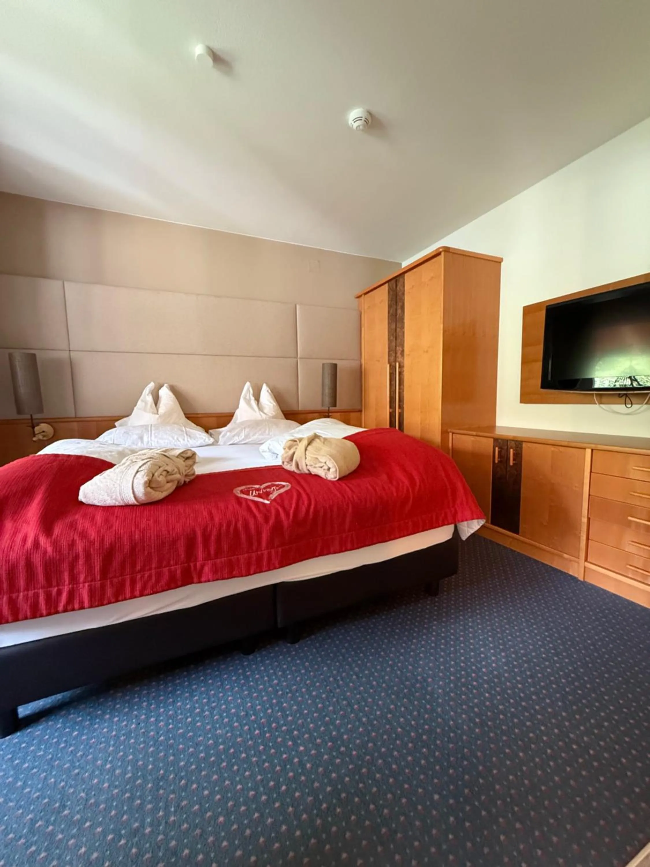 Bed in Hotel Universo