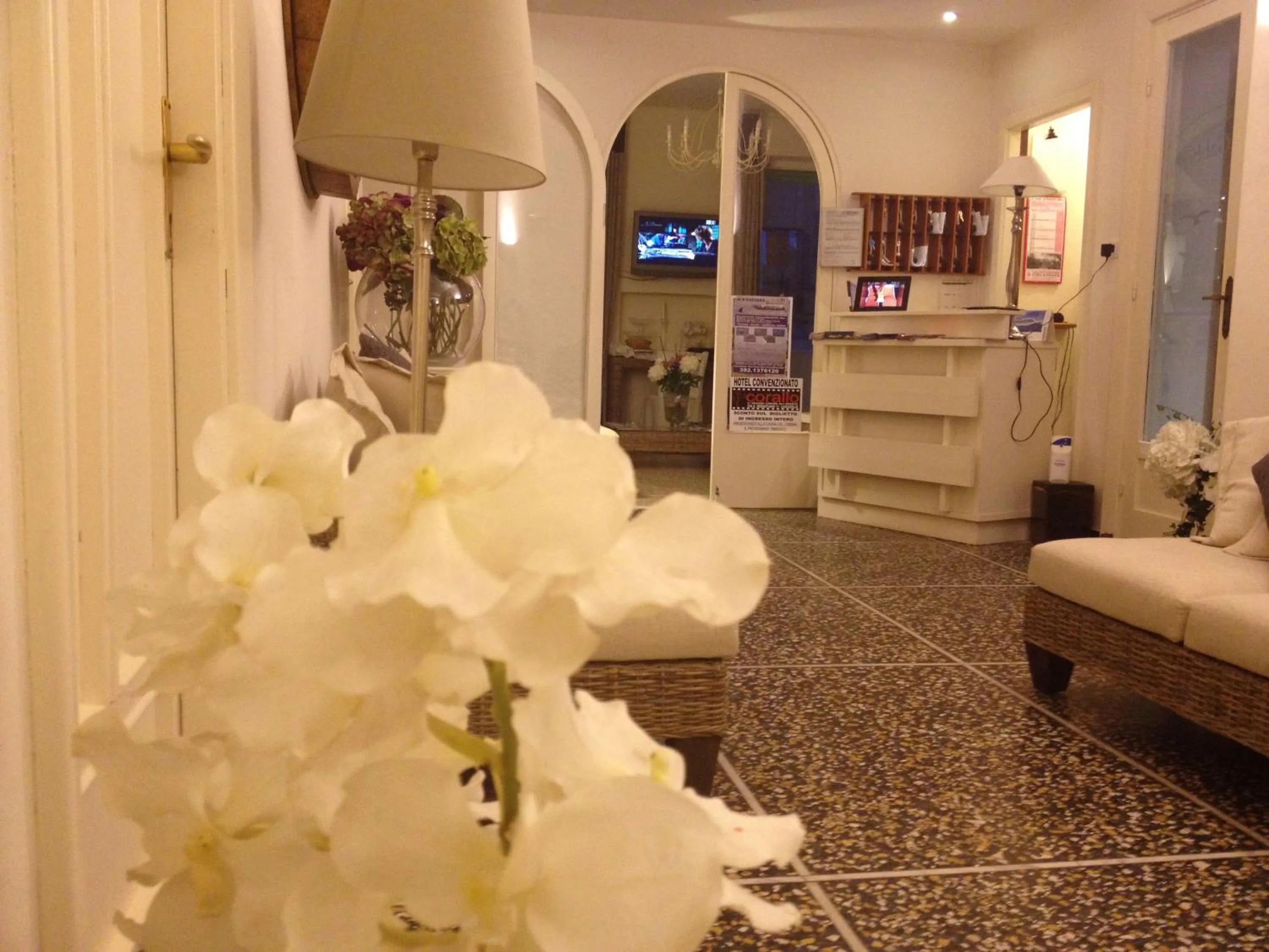 Lobby or reception in Hotel Gabbiano