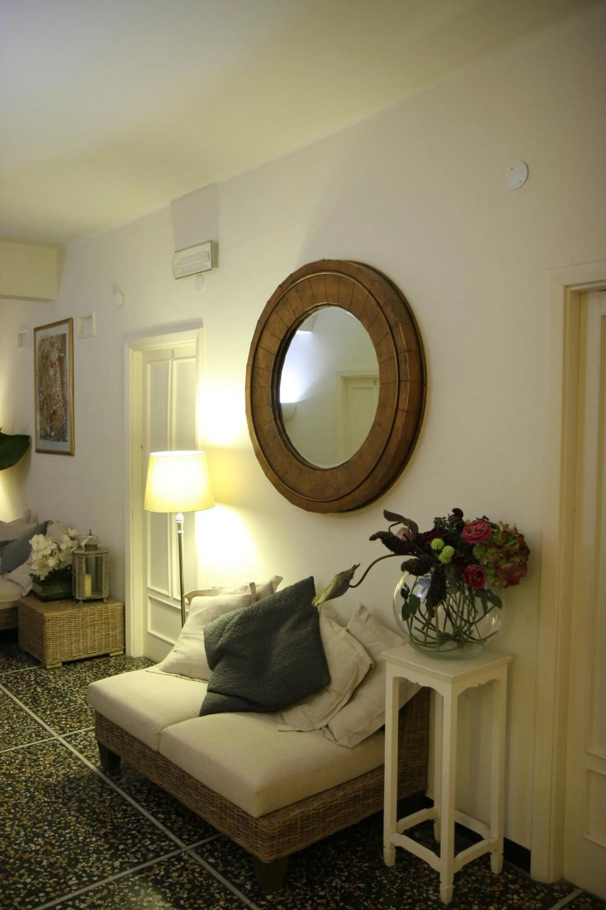 Lobby or reception, Bed in Hotel Gabbiano