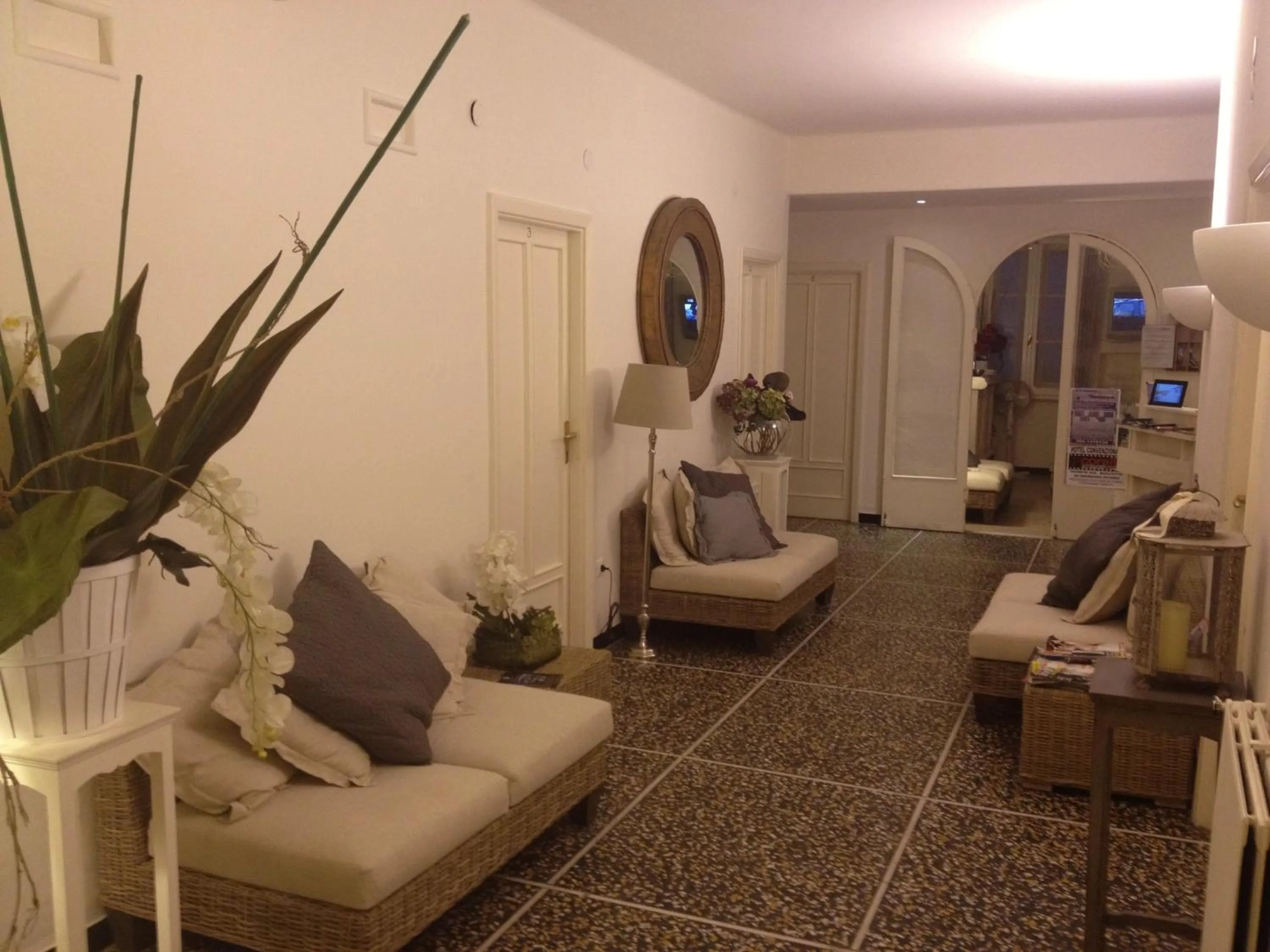 Lobby or reception in Hotel Gabbiano