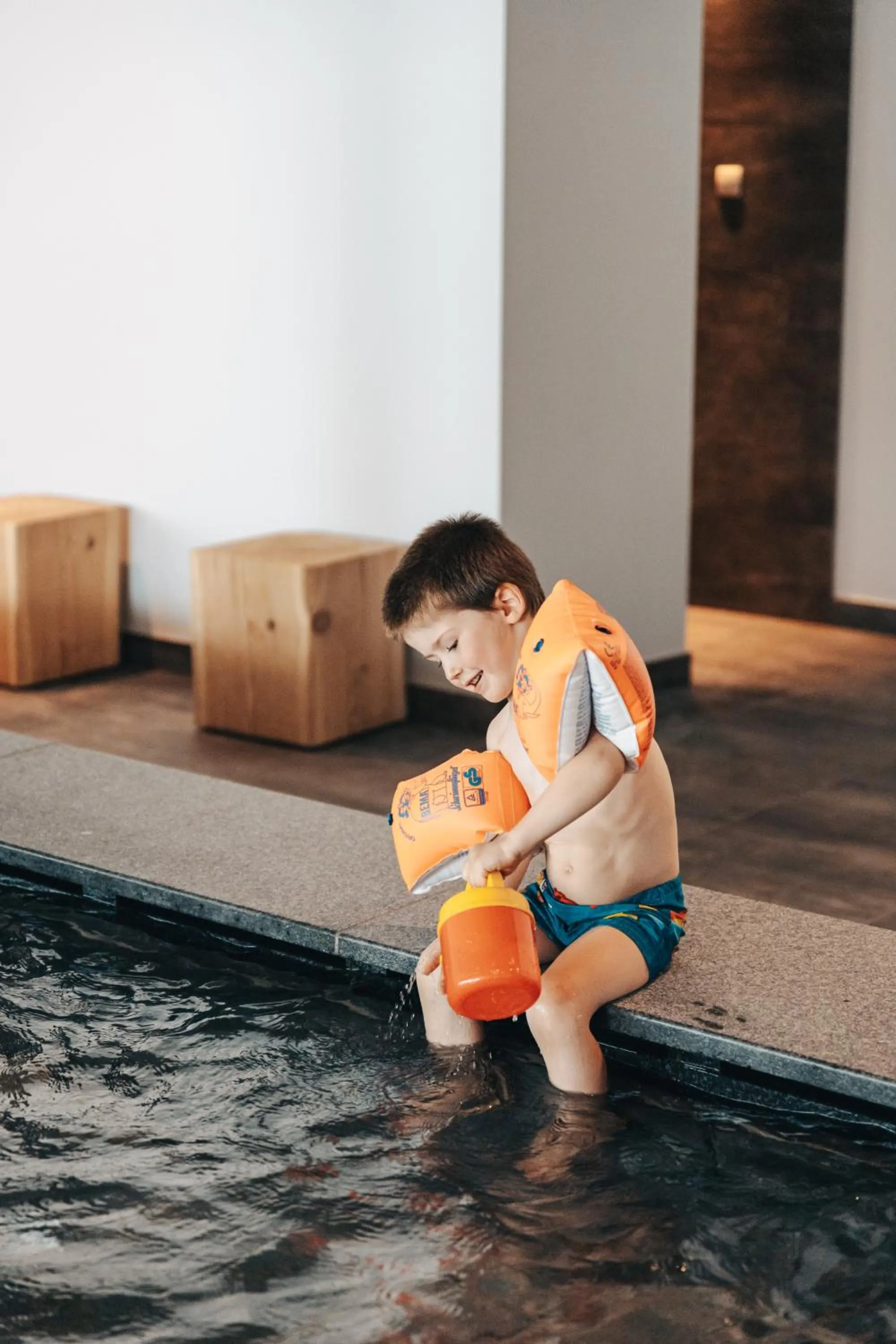 Swimming pool in Das Mühlwald - Quality Time Family Resort